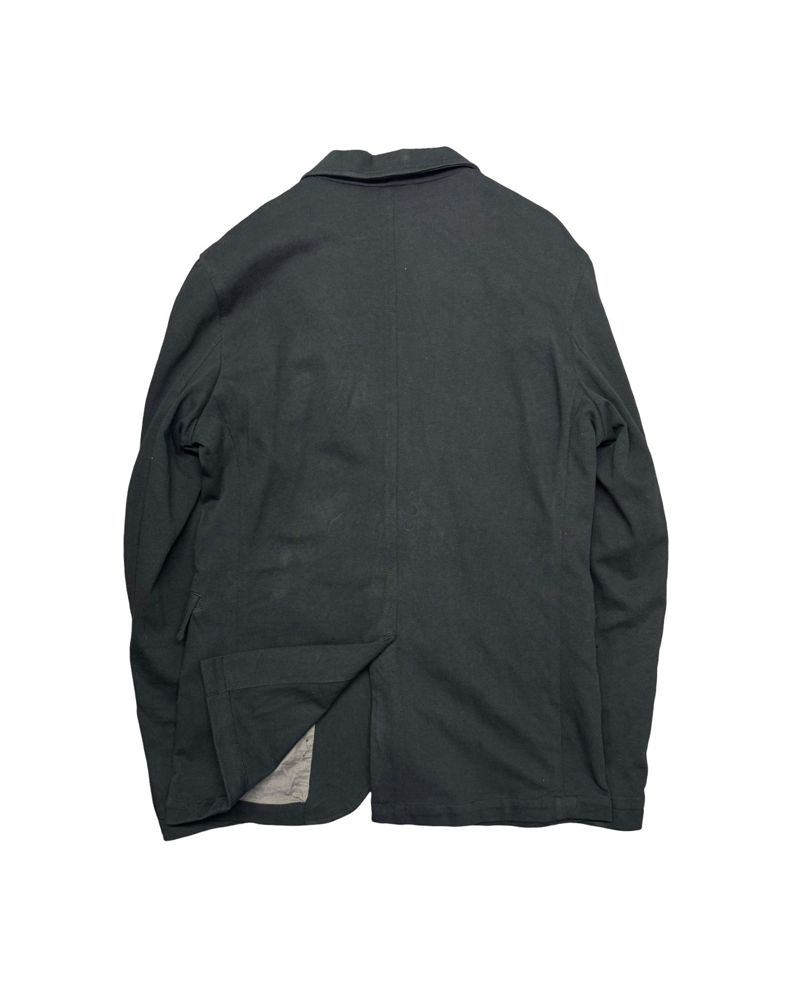 Zara Man Black Textured Cotton Blazer | Size Small/Medium