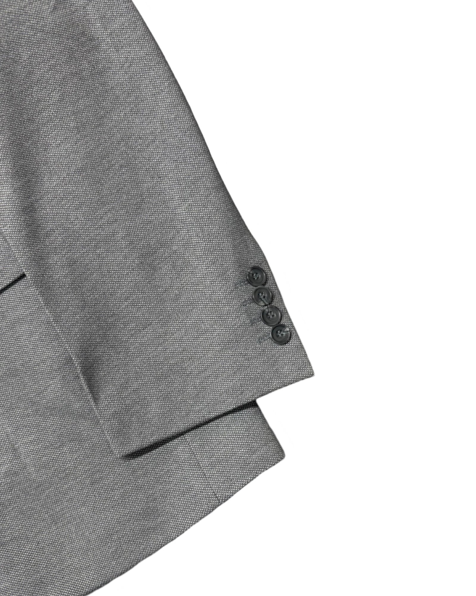 Black Label Heather Grey Textured Blazer | Size Large/XL