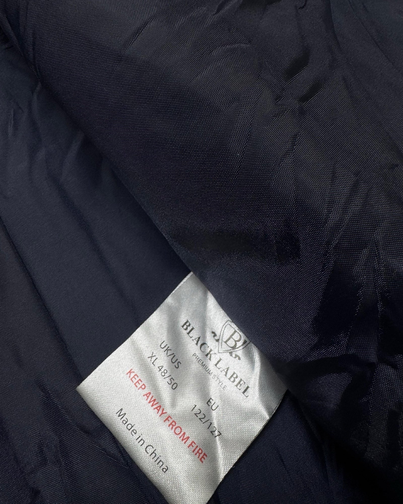Black Label Heather Grey Textured Blazer | Size Large/XL