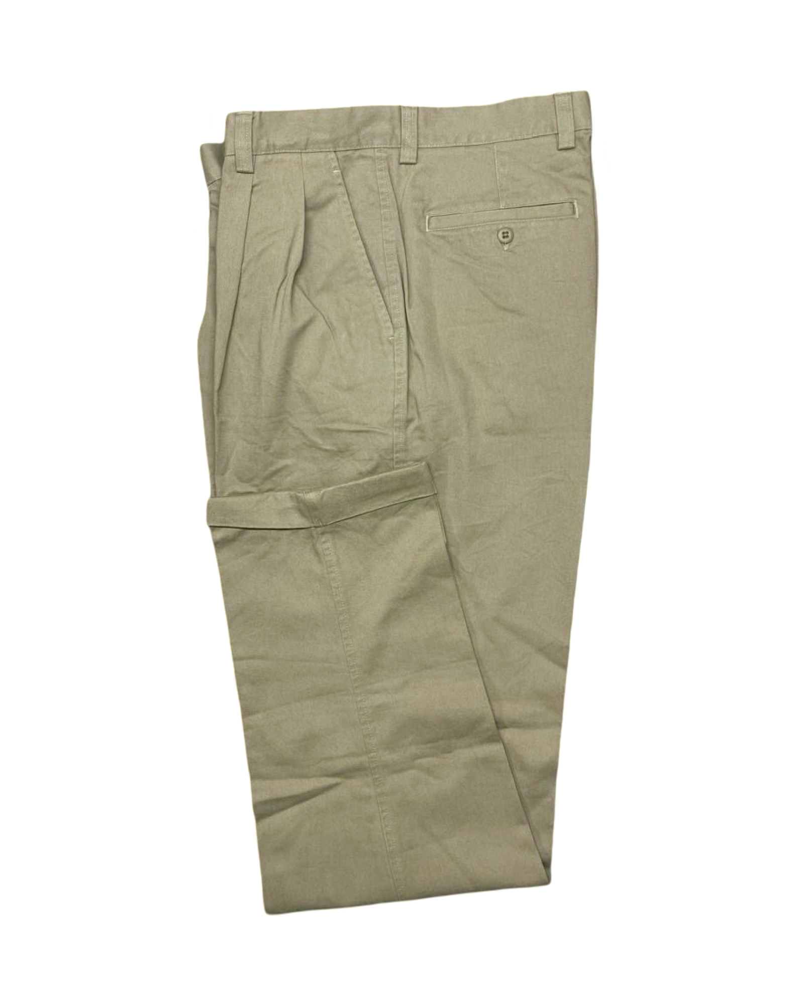 Relaxed GAP Pleated Cotton Pants | Waist 32” | Length 45”