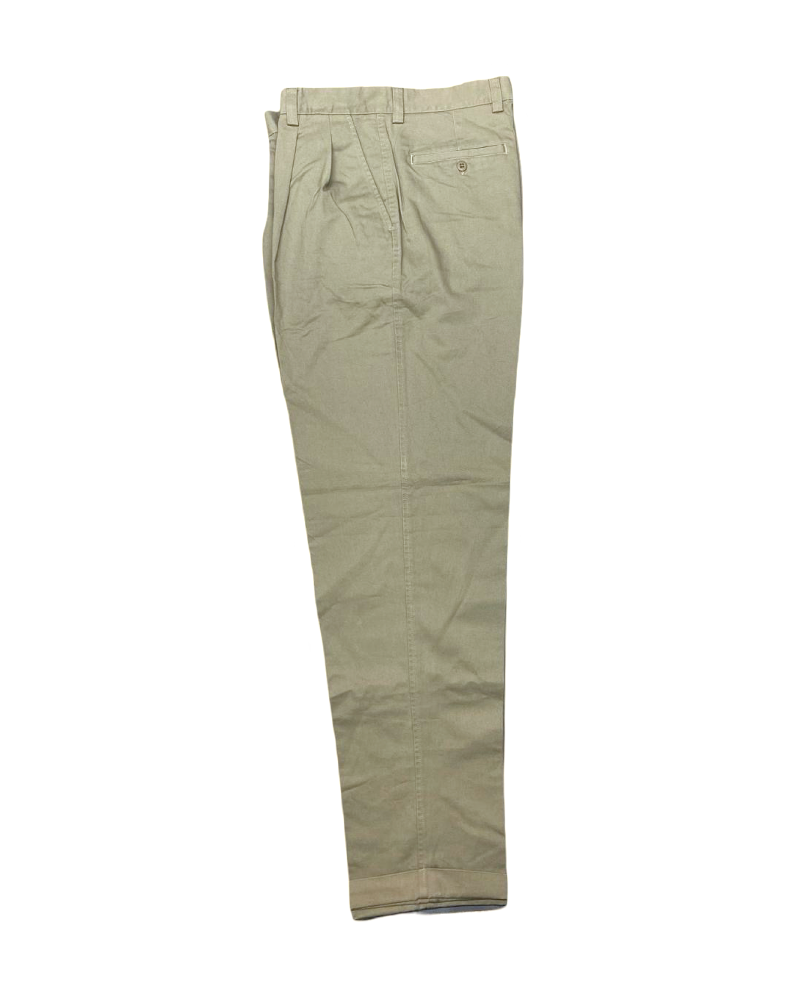 Relaxed GAP Pleated Cotton Pants | Waist 32” | Length 45”
