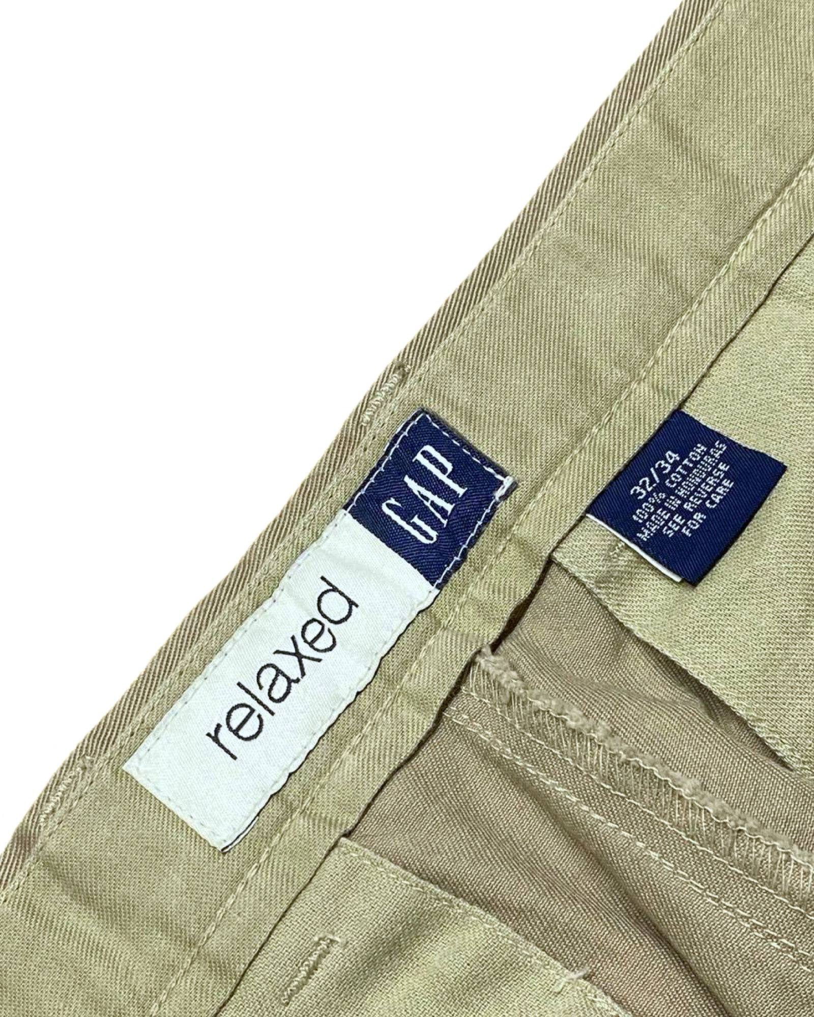 Relaxed GAP Pleated Cotton Pants | Waist 32” | Length 45”