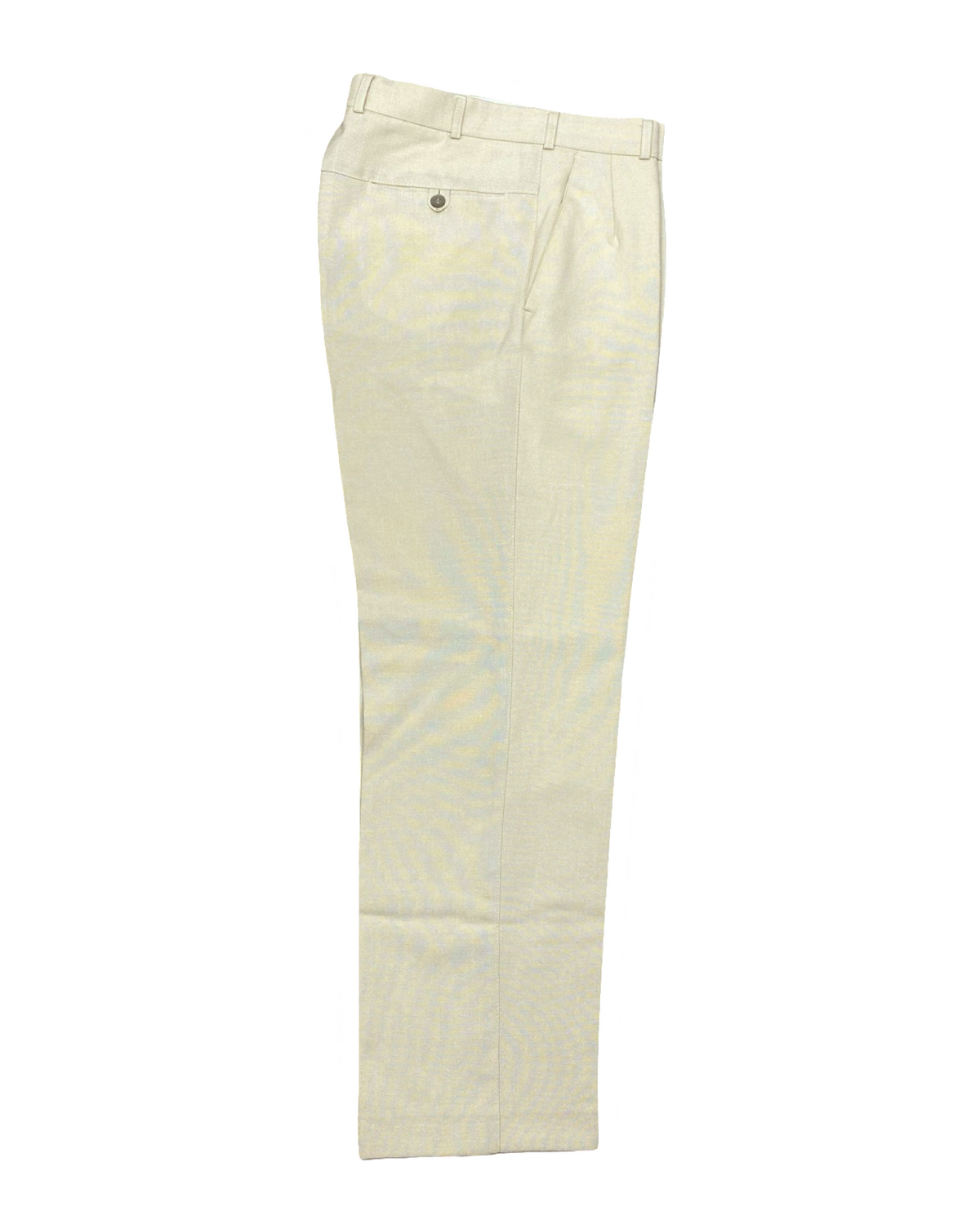 TREVIRA Beige Pleated Formal Pants | Waist 34” | Length 40.5”