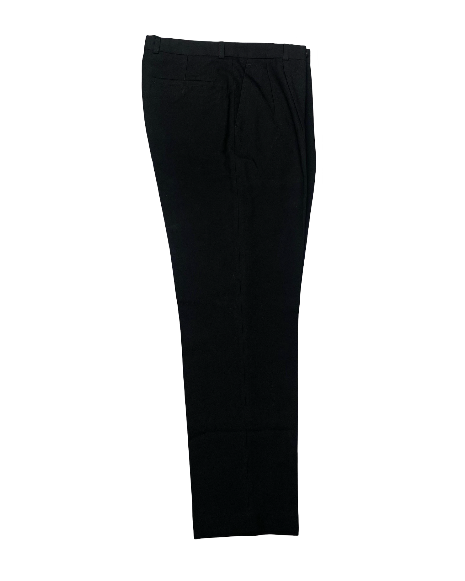 Bespoke Black Pleated Formal Pants | Waist 32” | Length 42.5”