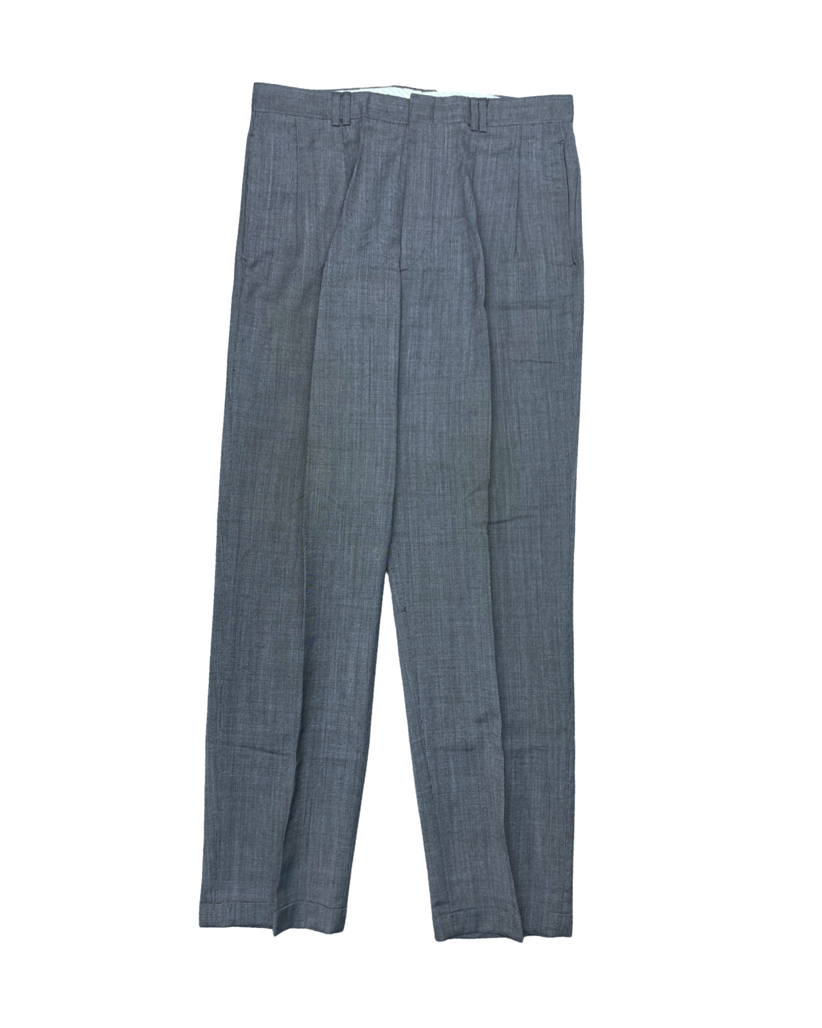 Executive Collection Grey Pleated Formal Pants | Waist 32” | Length 42.5”