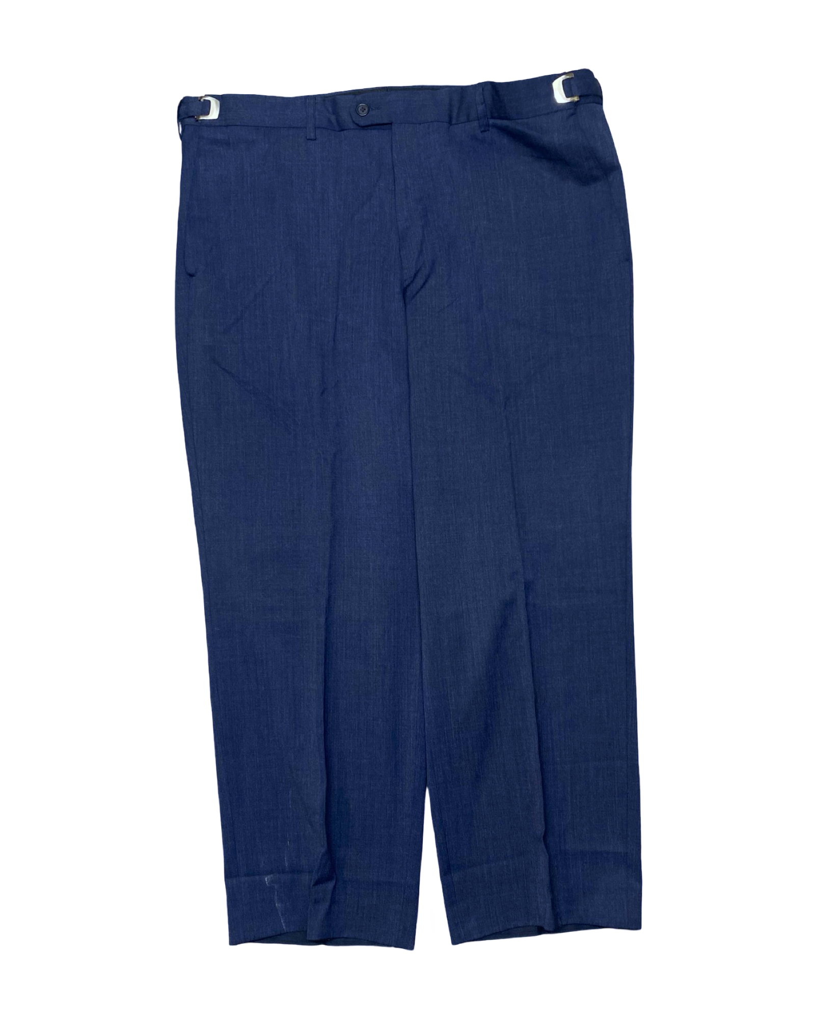 Bespoke Navy Blue Adjustable Formal Pants | Waist 40” | Length 39”