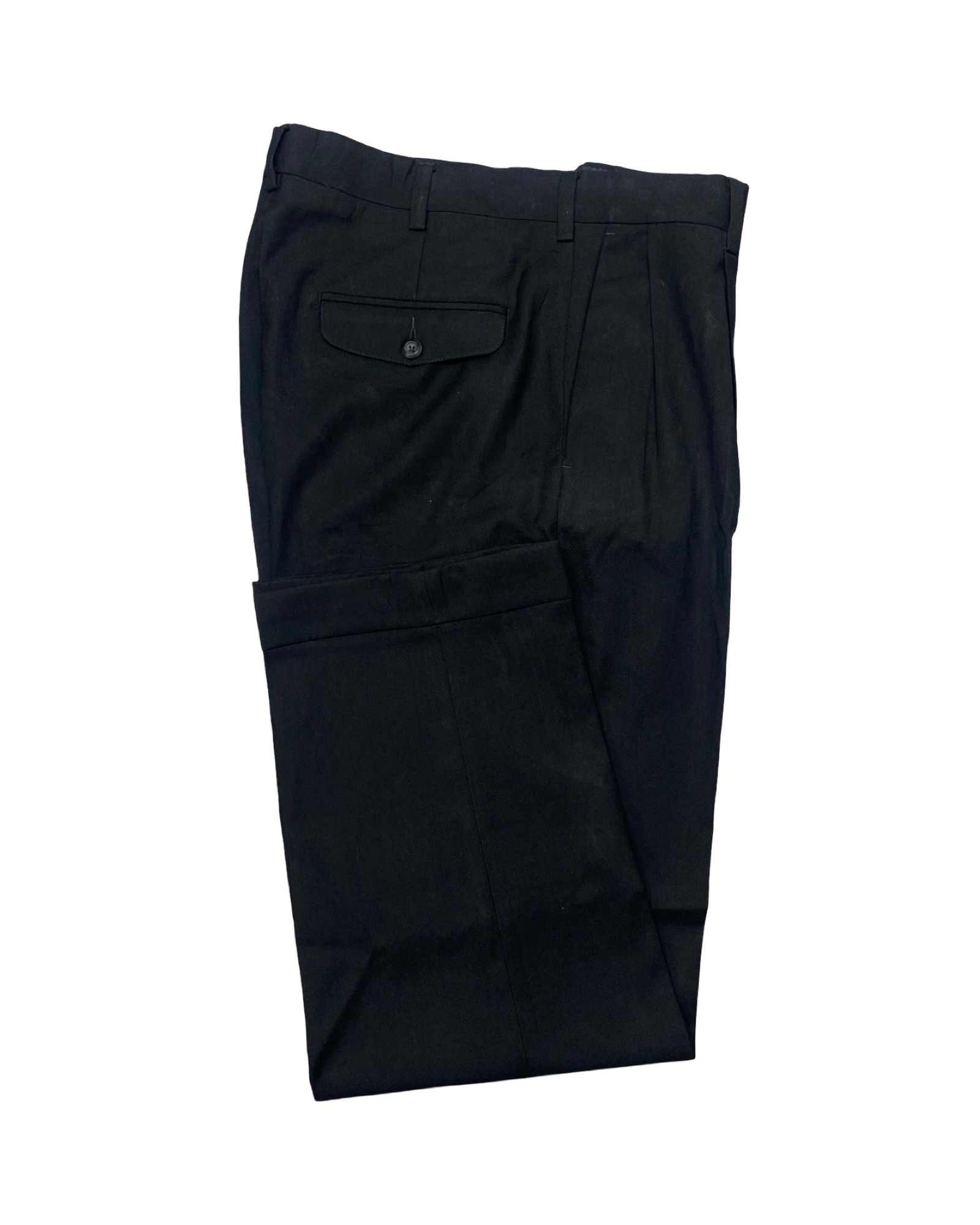 Axist Black Pleated Formal Pants | Waist 32” | Length 41”