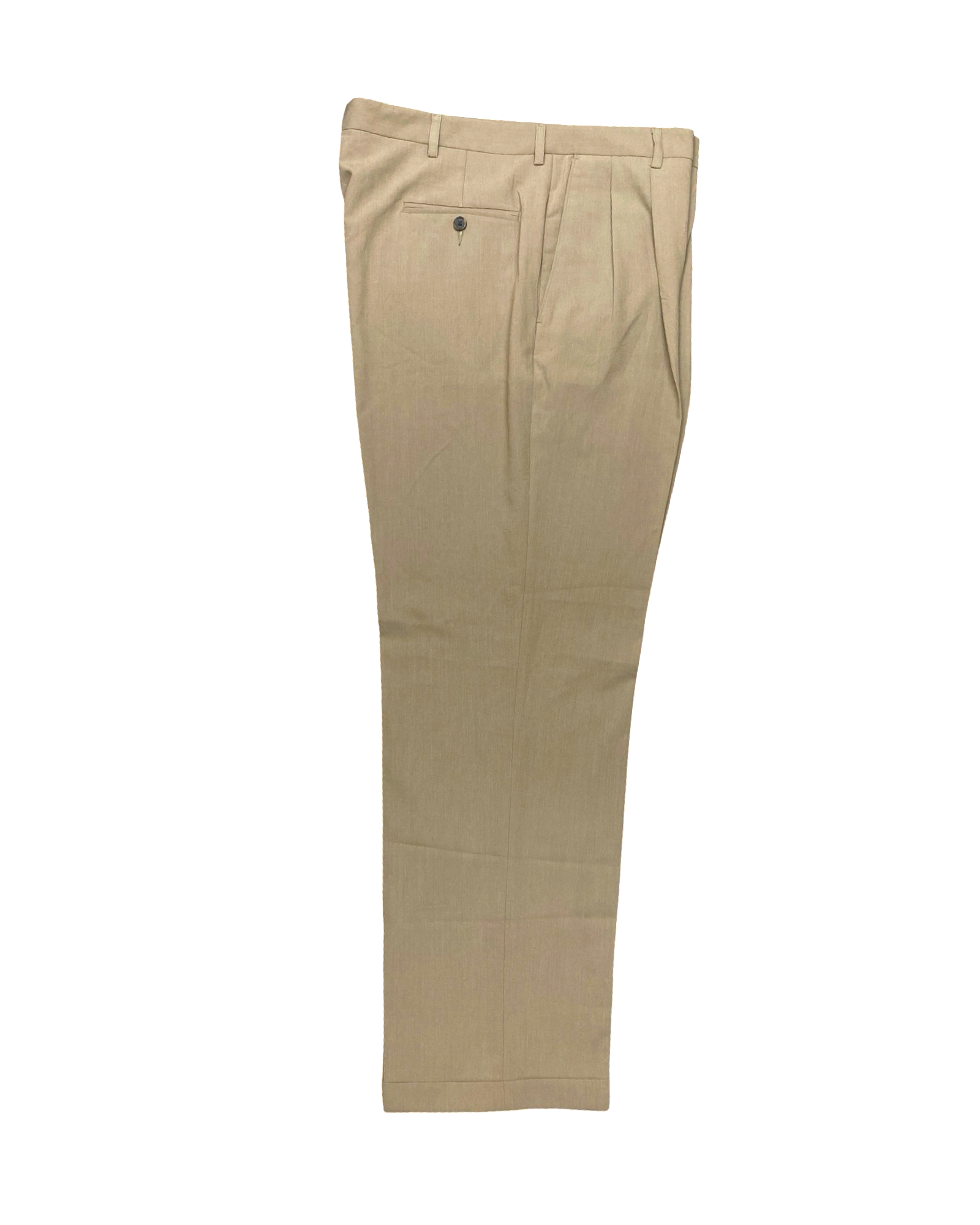 Haggar Classic Khaki Pleated Dress Pants | Waist 38” | Length 43.5”