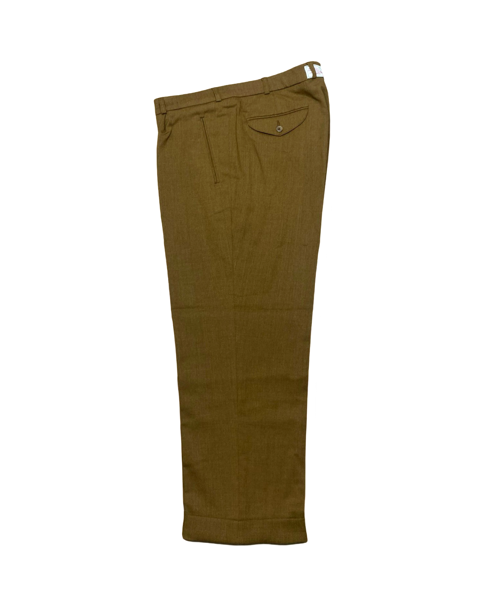 Pro Comfort Brown Pleated Pants | Waist 38” | Length 37.5”