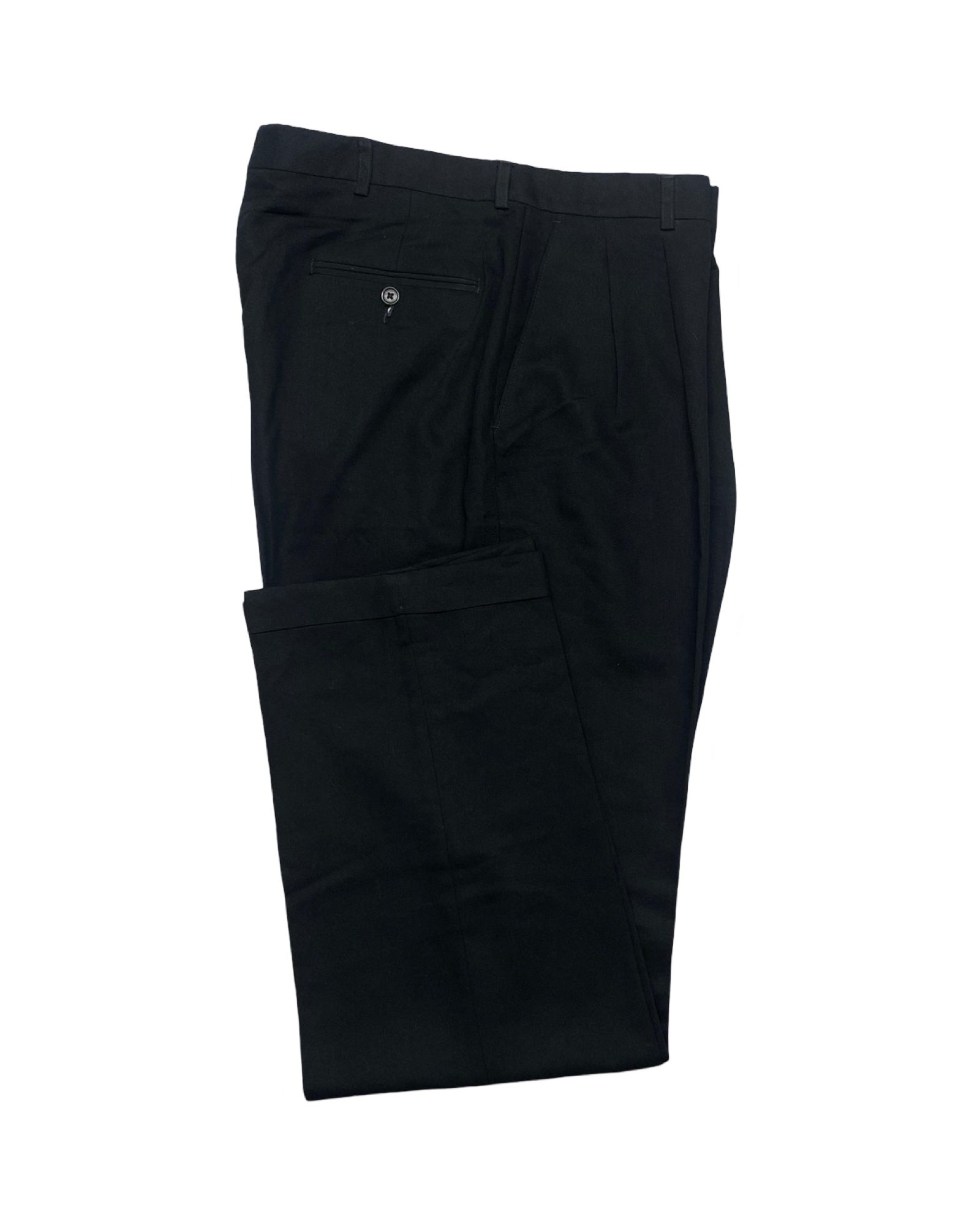 Haggar Black Pleated Formal Pants | Waist 34” | Length 43”