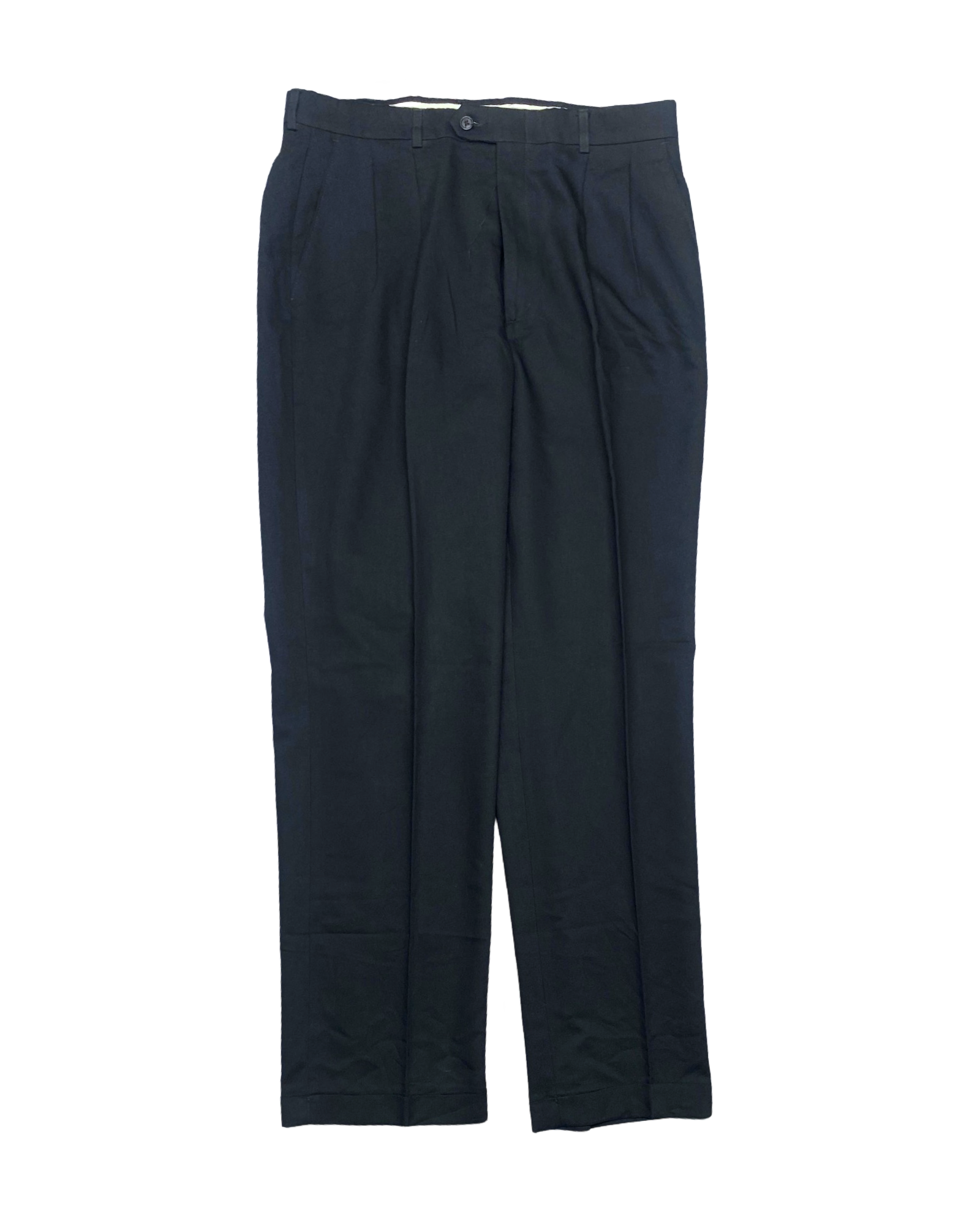 Haggar Black Pleated Formal Pants | Waist 34” | Length 43”