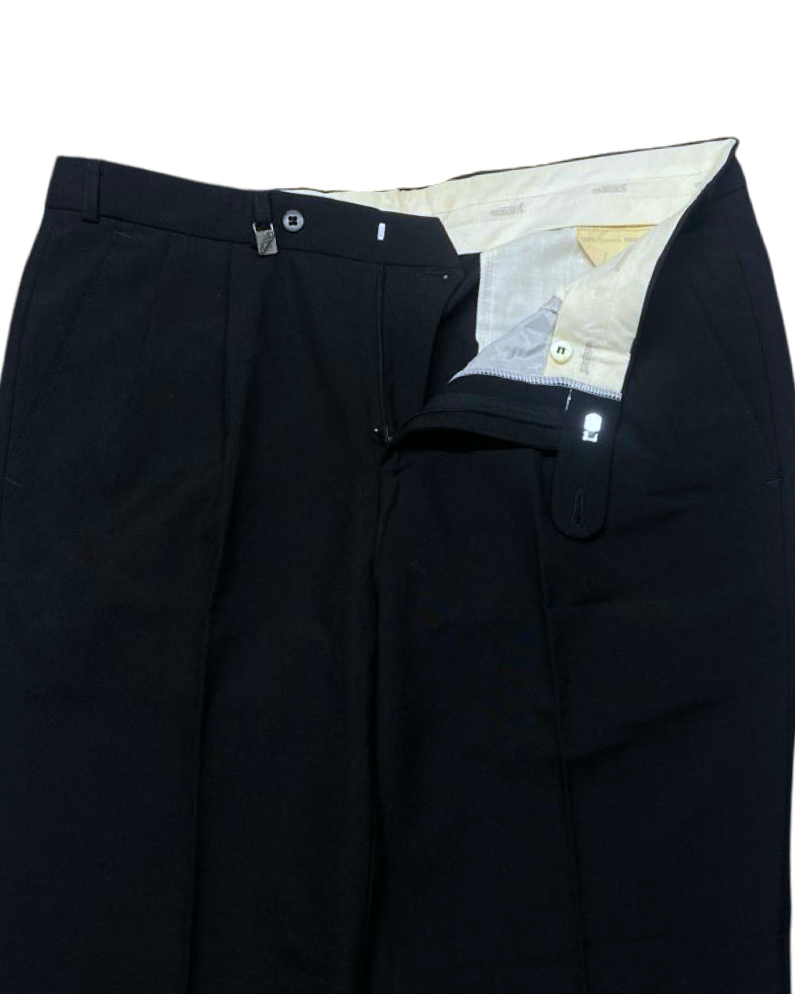 Monarch Black Pleated Formal Pants | Waist 36” | Length 37.5”