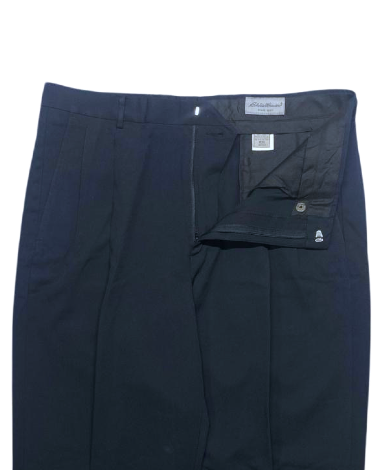 Eddie Bauer Black Pleated Pants | Waist 36” | Length 43.5”