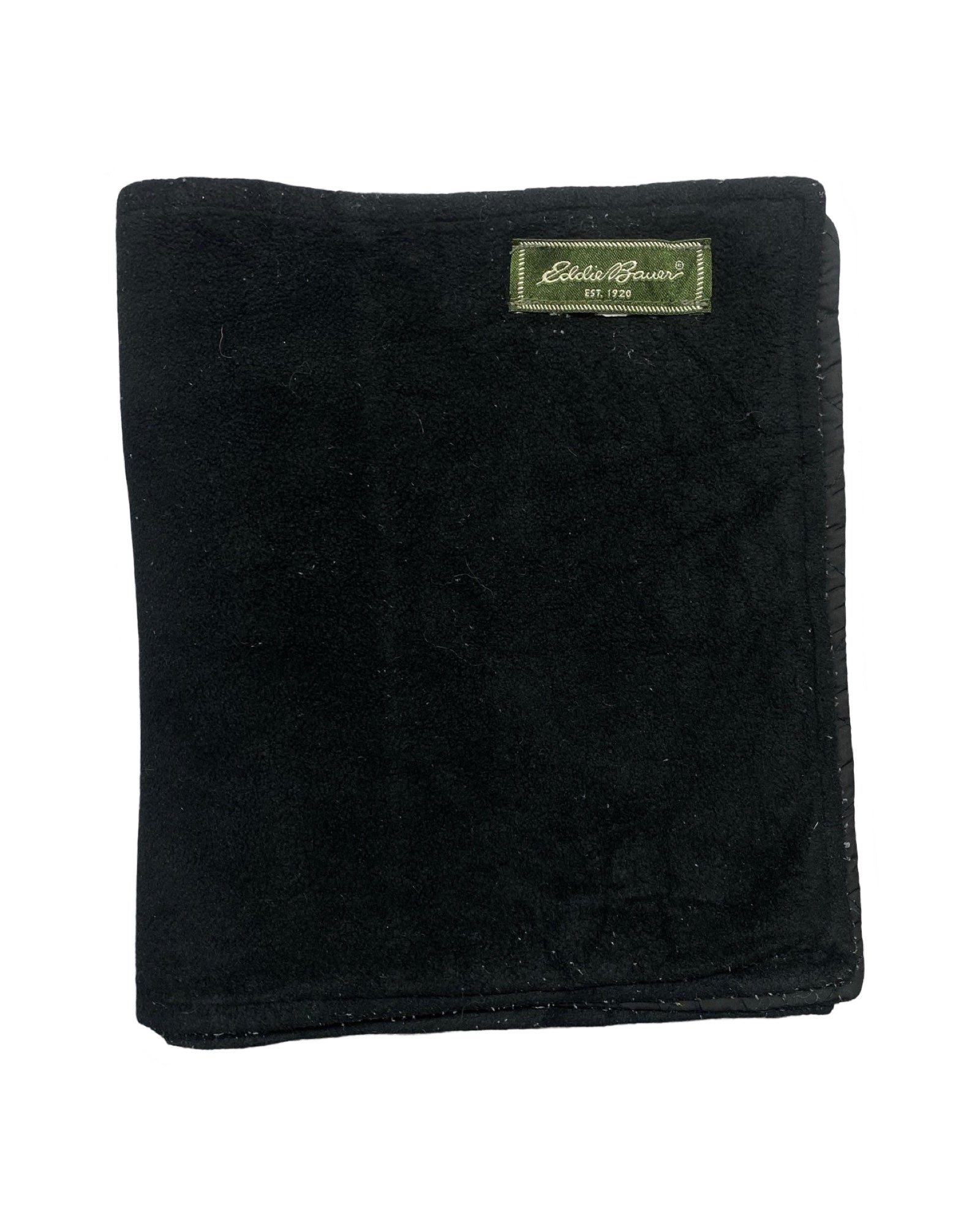 Eddie Bauer Black Scarf | Cozy Fleece | 00211