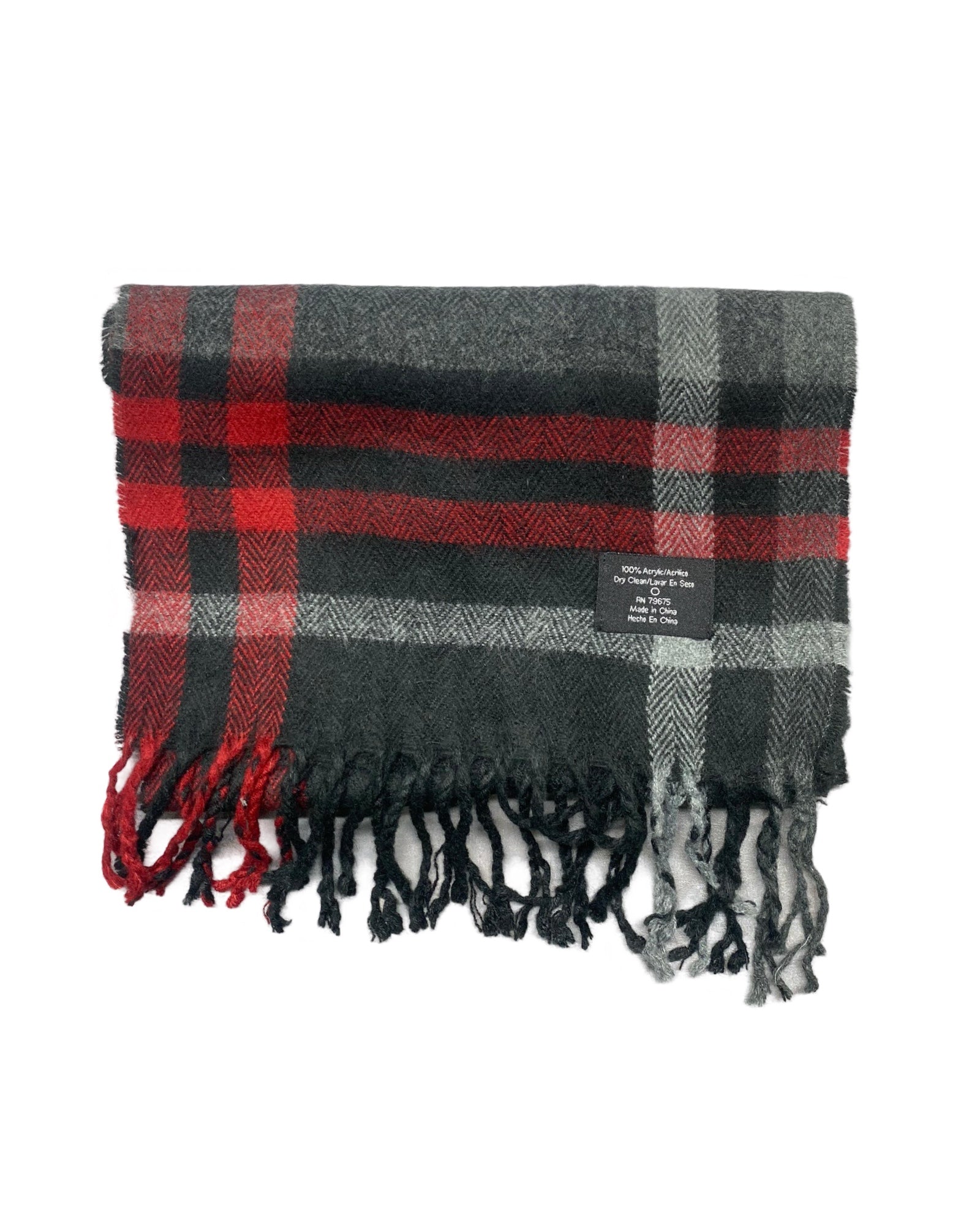 Classic Tartan Plaid Scarf | Soft Acrylic Blend | 00213