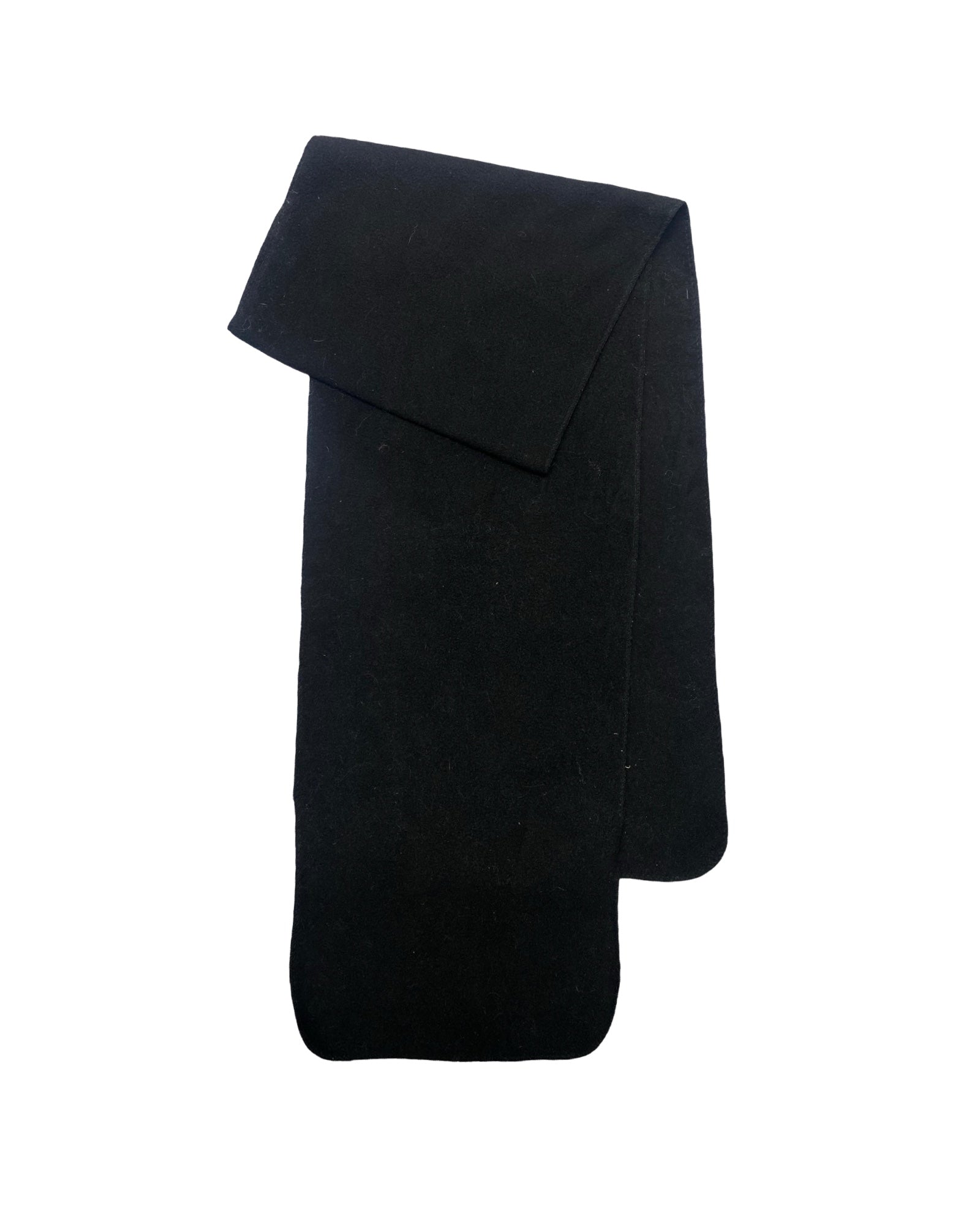 Solid Black Scarf | Classic Minimalist | 00222