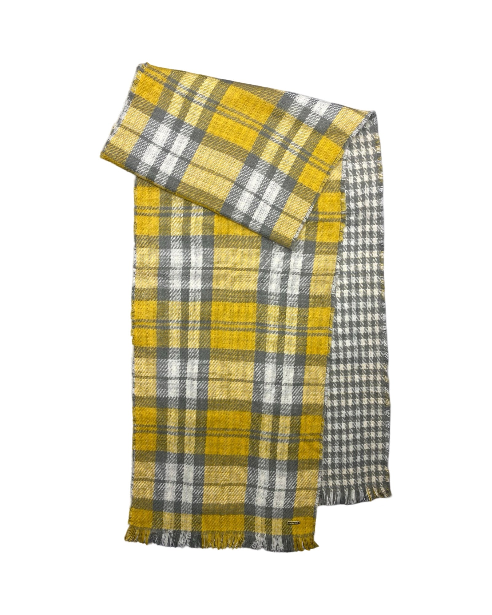 Steve Madden Plaid Wool Scarf | 00193