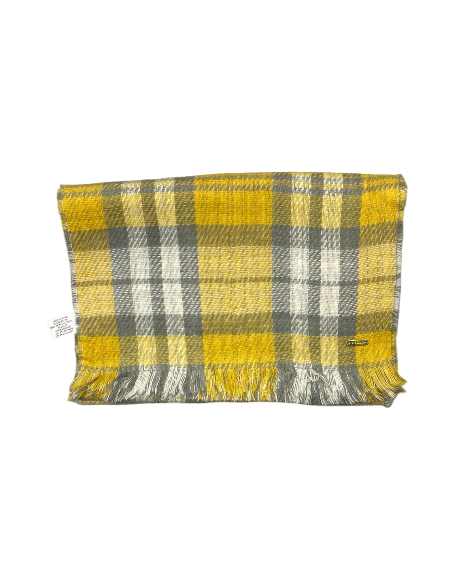 Steve Madden Plaid Wool Scarf | 00193