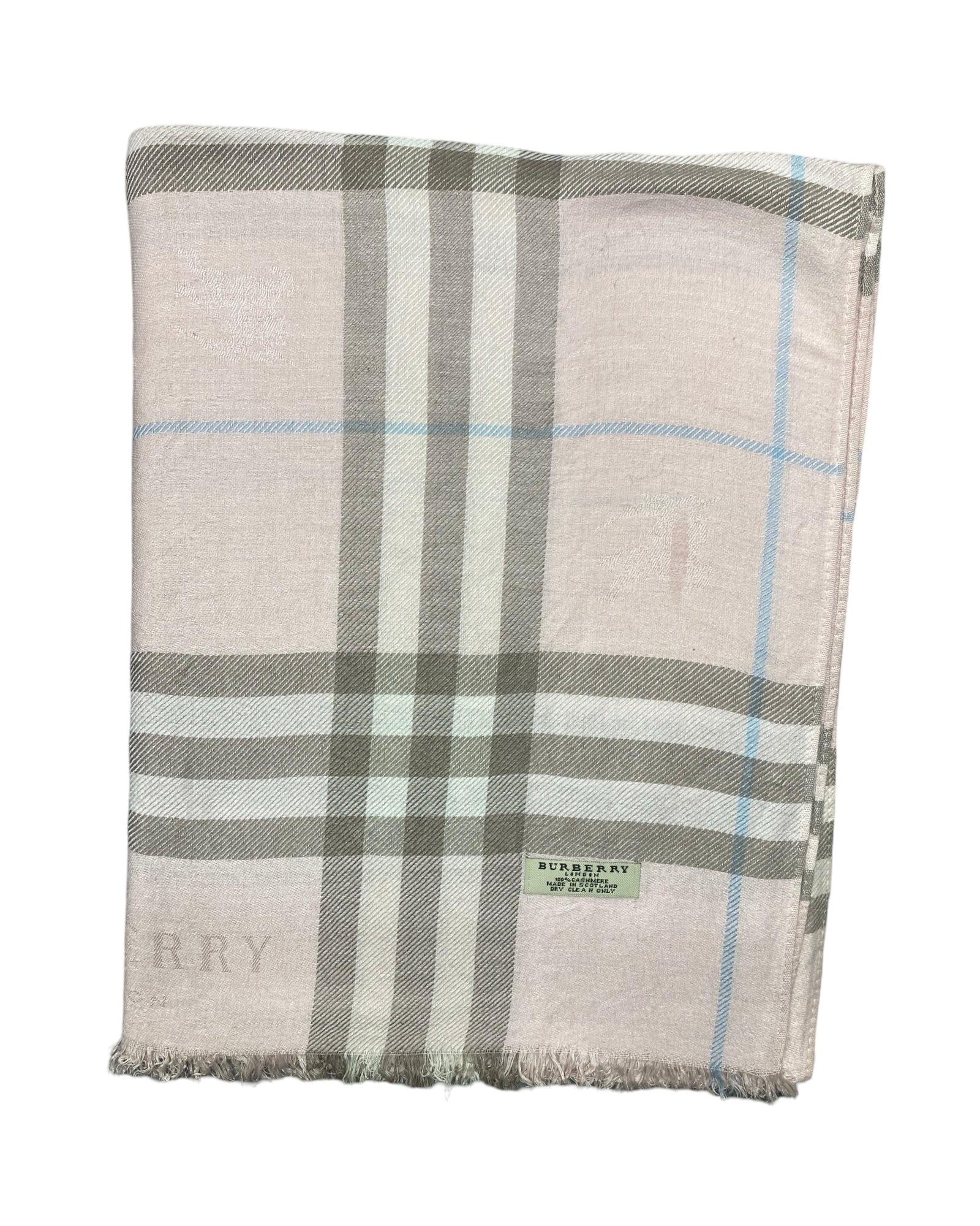 Burberrys Nova Check Classic Cashmere-Blend Shawl | 0015
