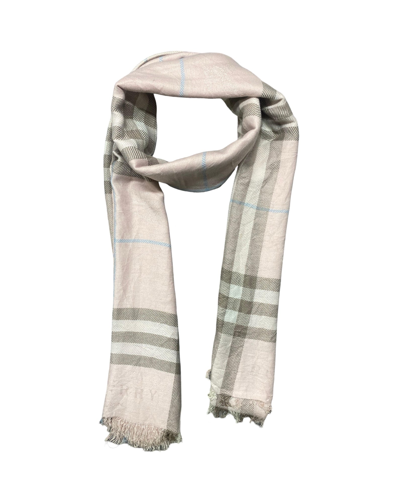 Burberrys Nova Check Classic Cashmere-Blend Shawl | 0015