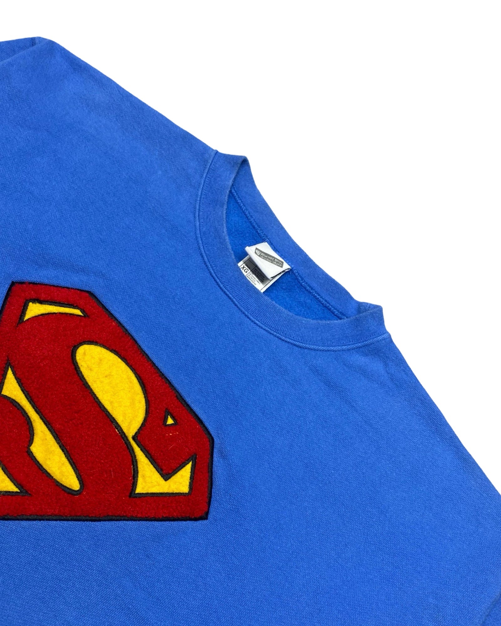 Warner Bros Superman Logo Sweatshirt | Size Large