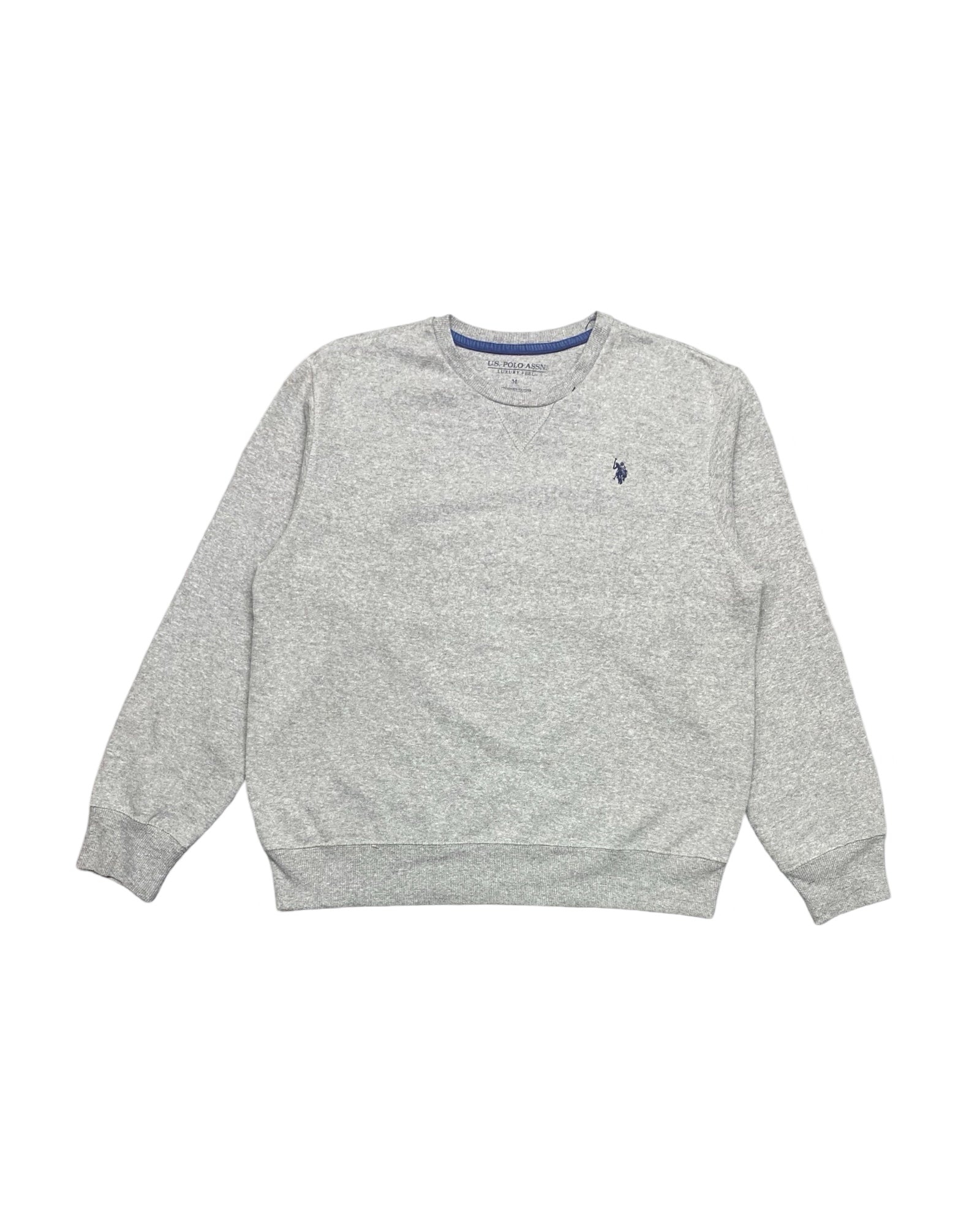 U.S. Polo Assn. Gray Crewneck Sweatshirt | Size Medium