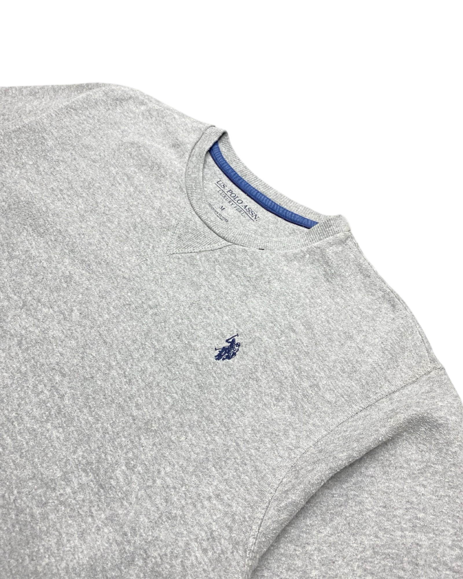 U.S. Polo Assn. Gray Crewneck Sweatshirt | Size Medium