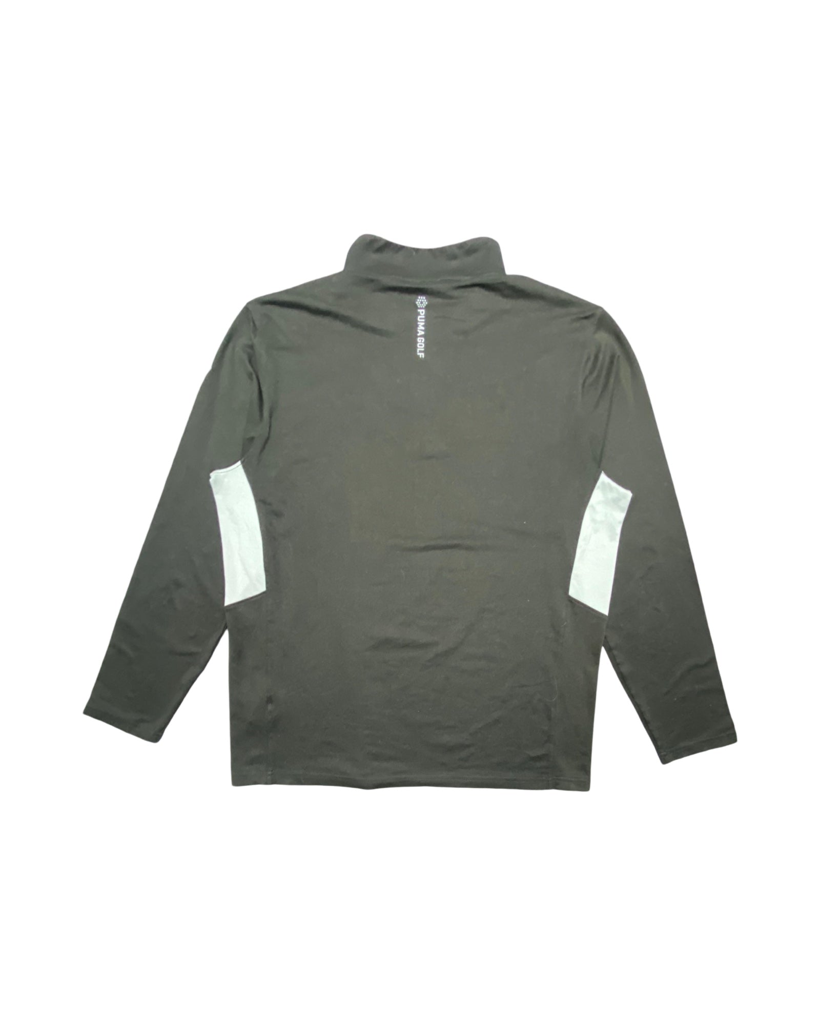 Puma Gray Half-Zip Sweater | Size Medium