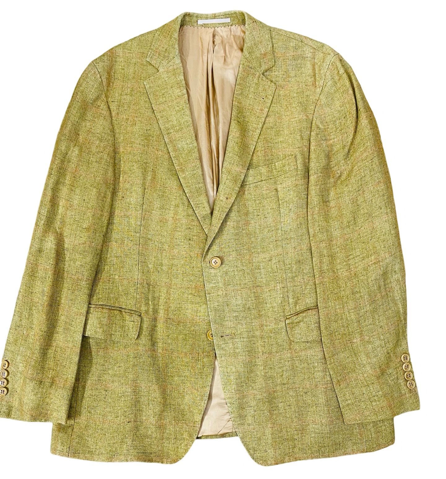 Wellington - 100 linen Mustard Blazer [Chest 22.5”]