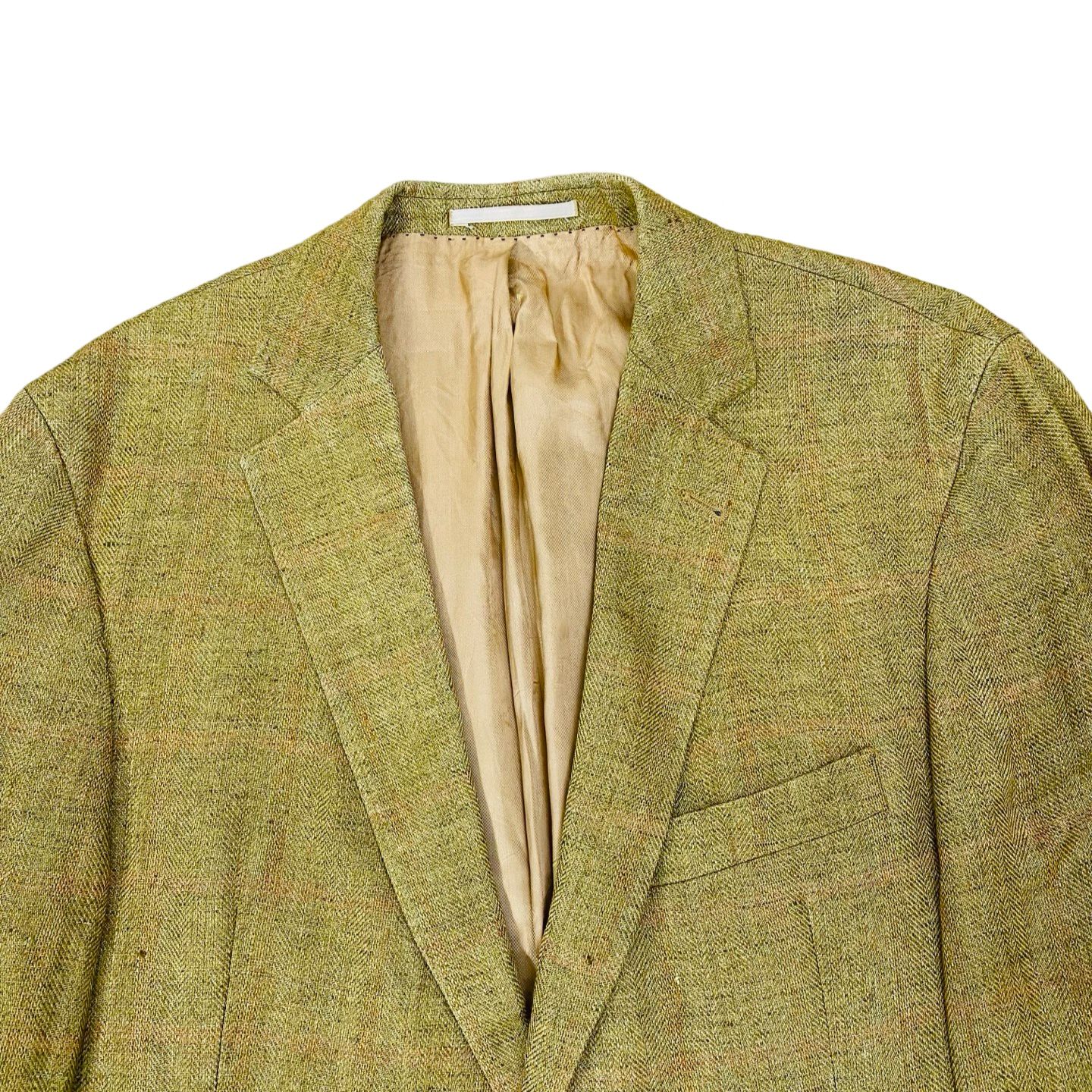 Wellington - 100 linen Mustard Blazer [Chest 22.5”]