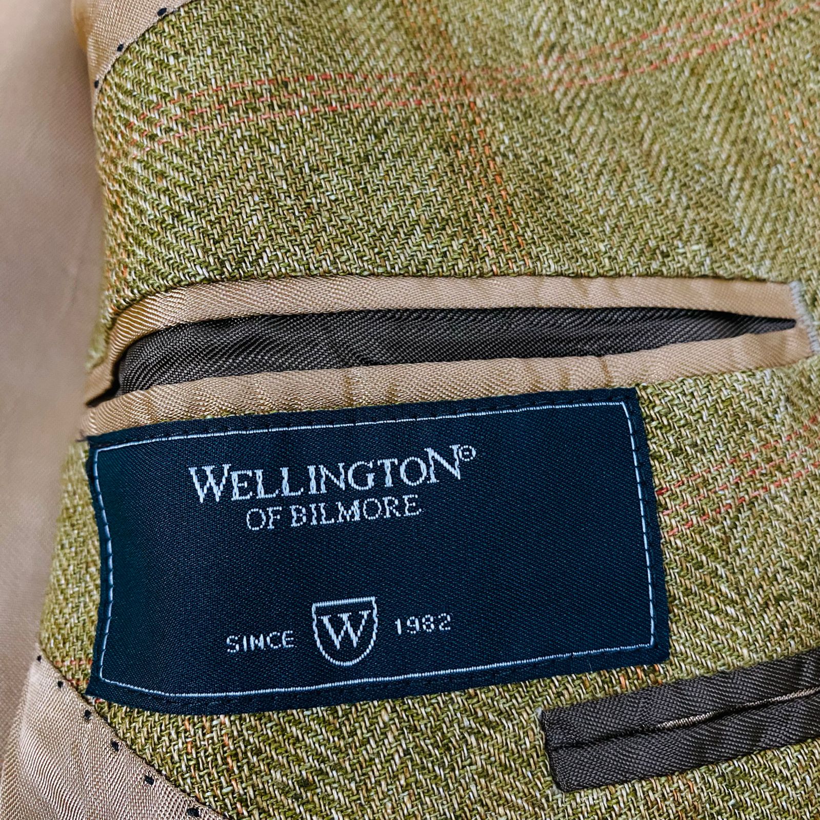 Wellington - 100 linen Mustard Blazer [Chest 22.5”]