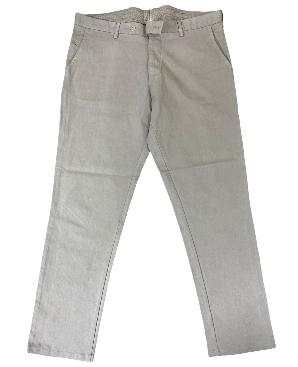 Boggi Men’s Beige Cotton Chinos | Size 34W x 37L | Straight Fit