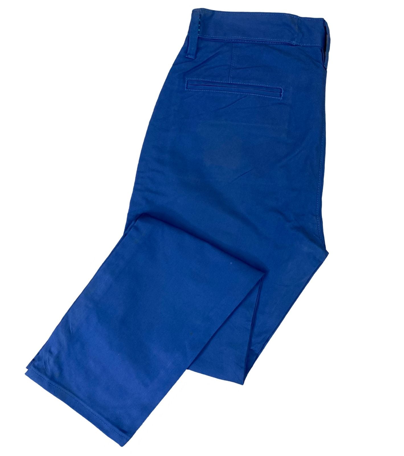Levi’s Bright Blue Cotton Straight Fit Chinos | Size 32W x 39L