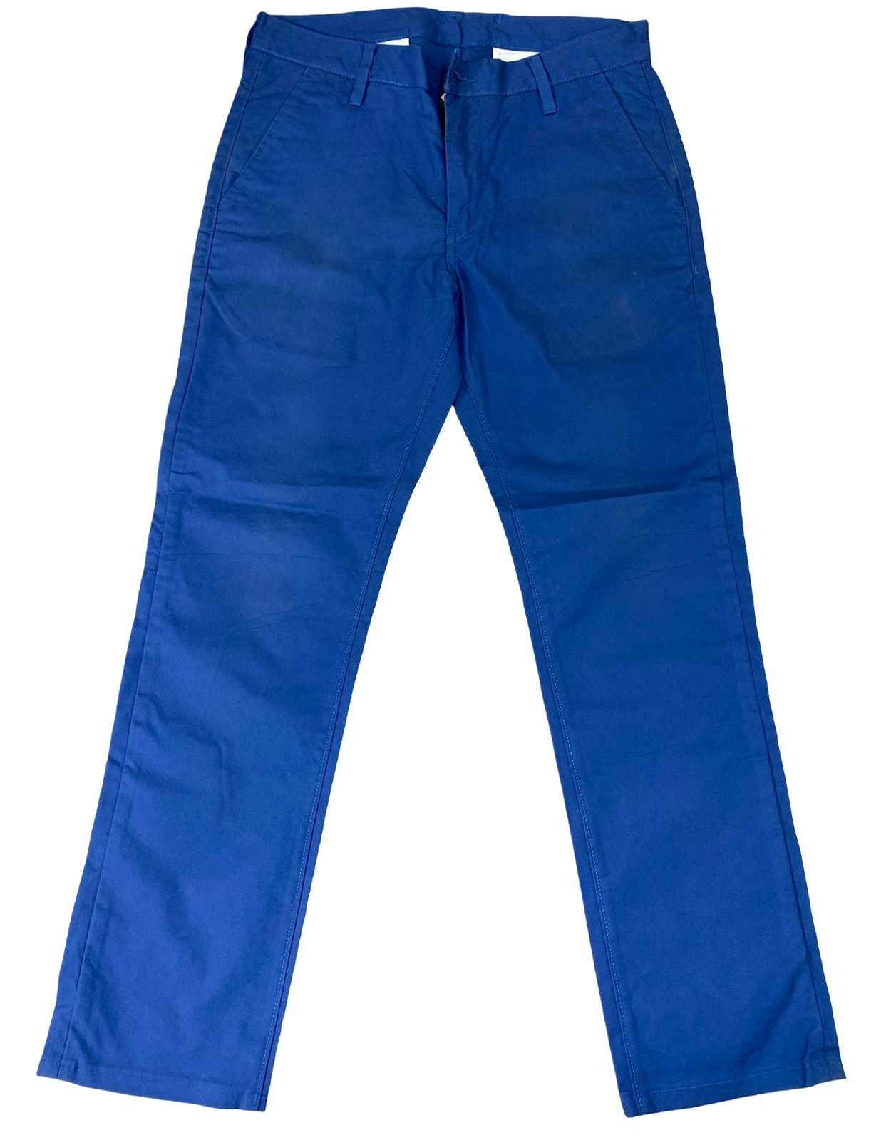 Levi’s Bright Blue Cotton Straight Fit Chinos | Size 32W x 39L