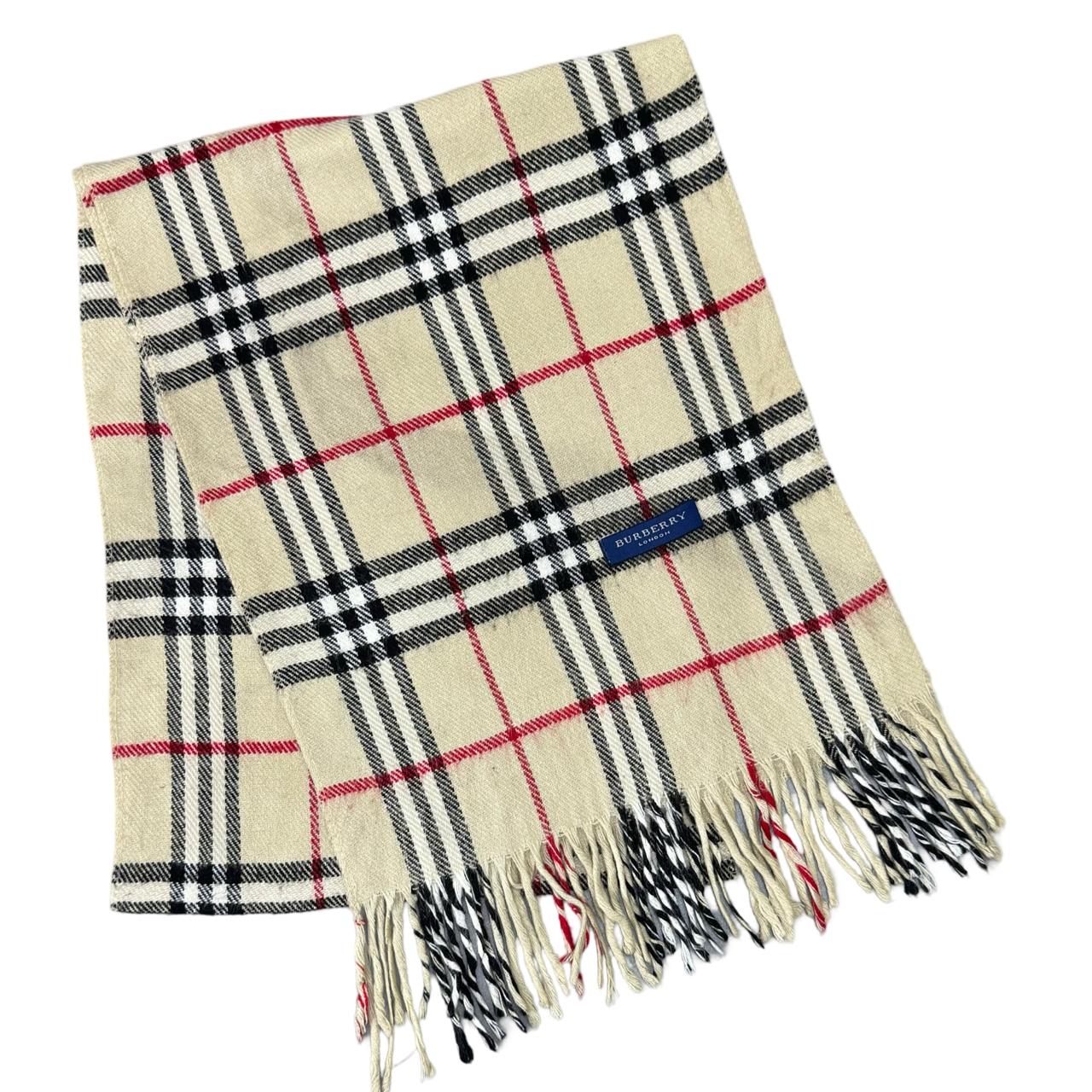 Burberry Off-White Nova Check Scarf (0047)