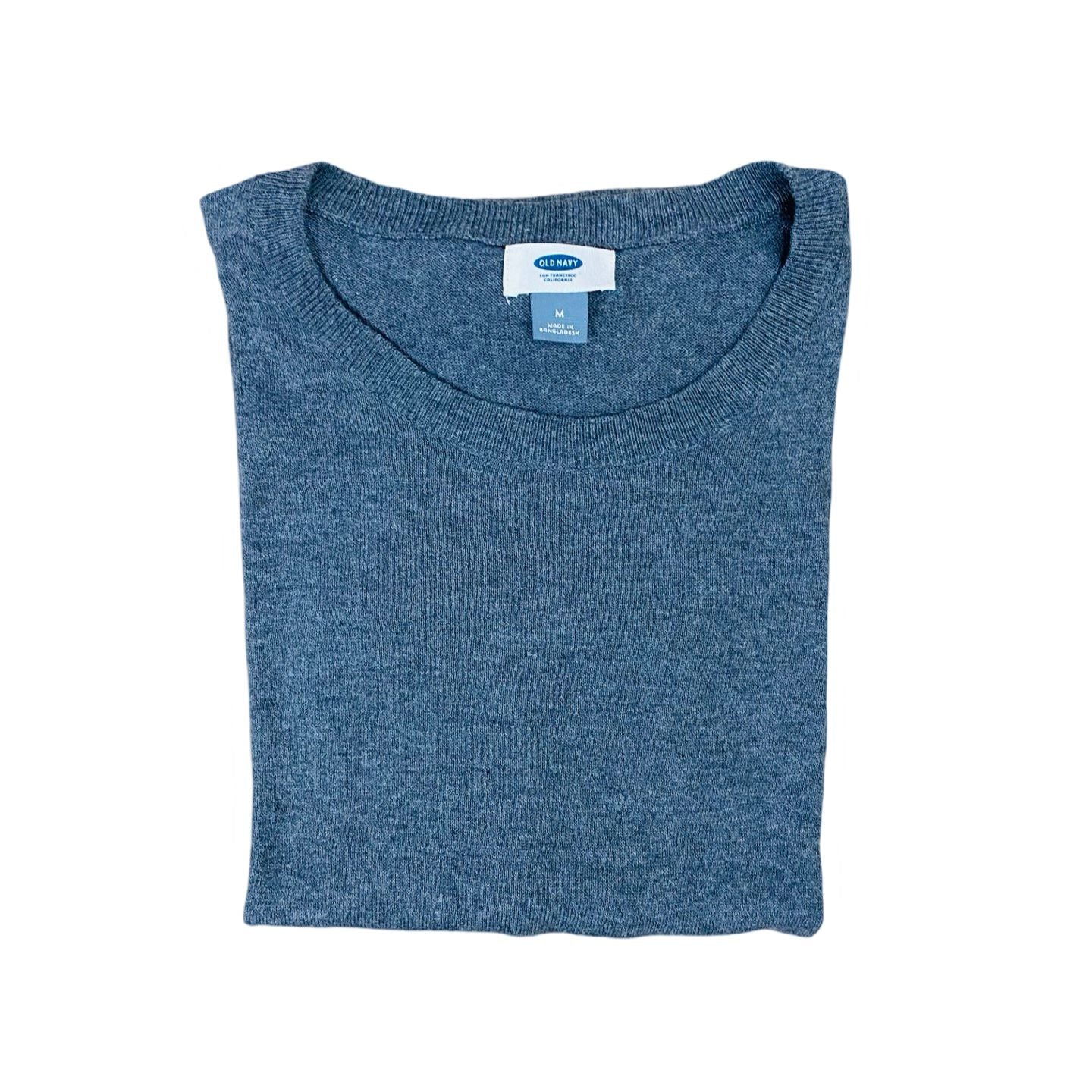 Old Navy Ash Grey Crew Neck Sweater | Medium