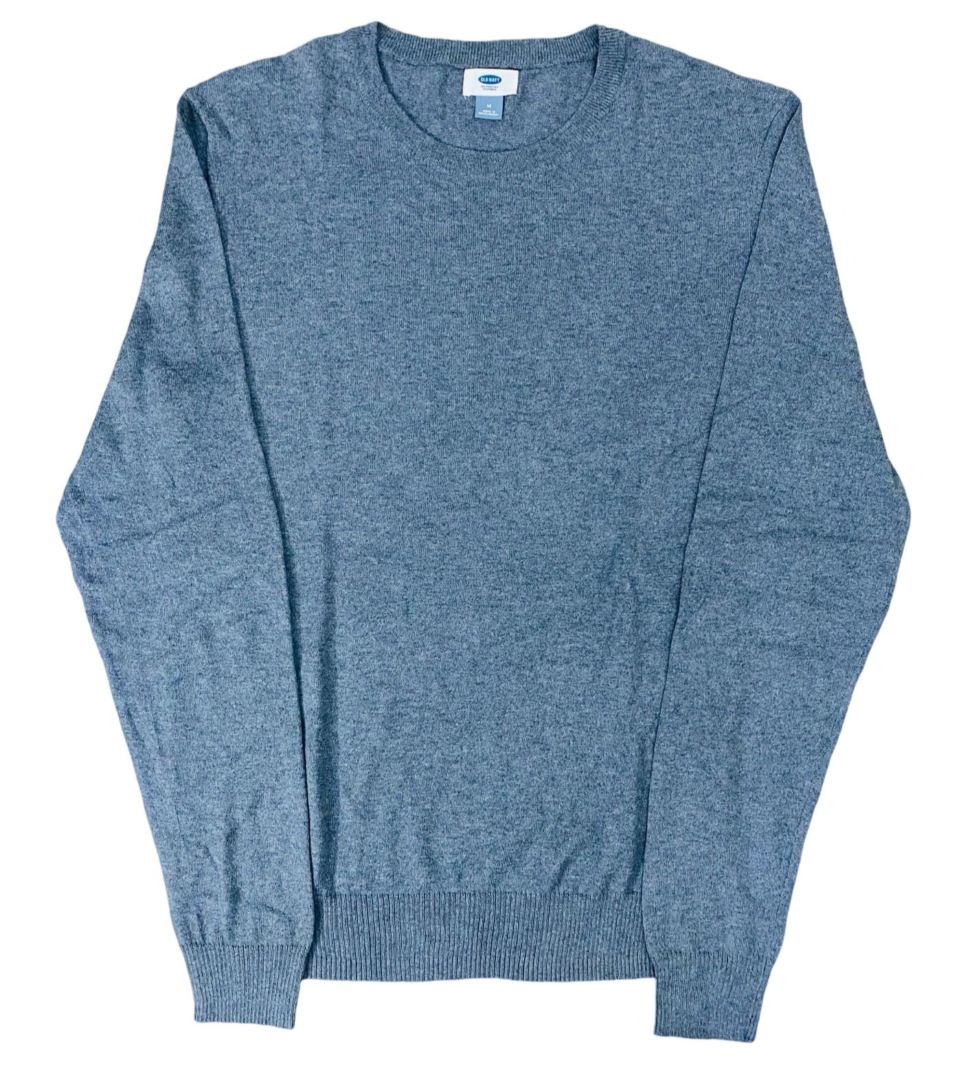 Old Navy Ash Grey Crew Neck Sweater | Medium