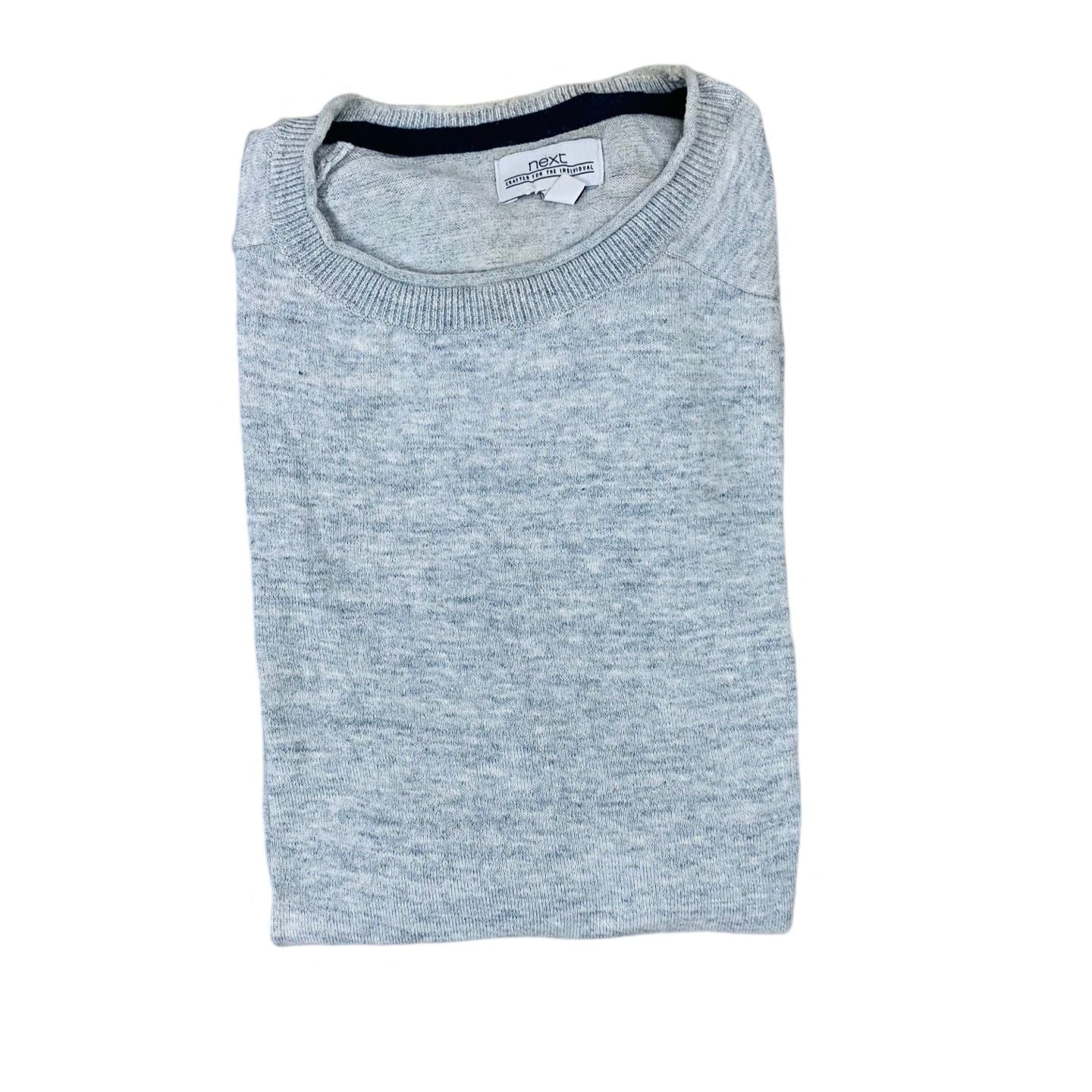 Next Soft White Crewneck Sweater | Medium