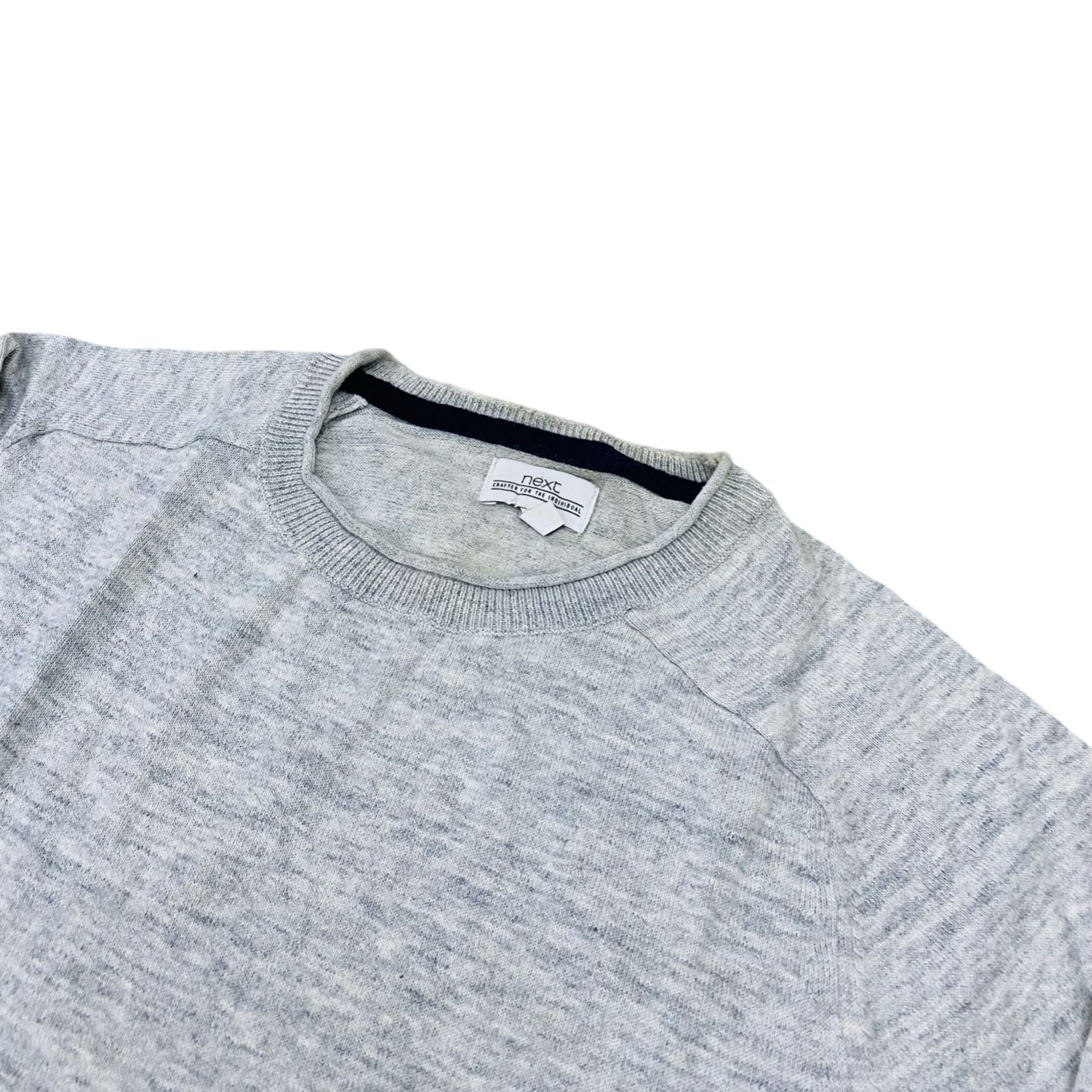 Next Soft White Crewneck Sweater | Medium