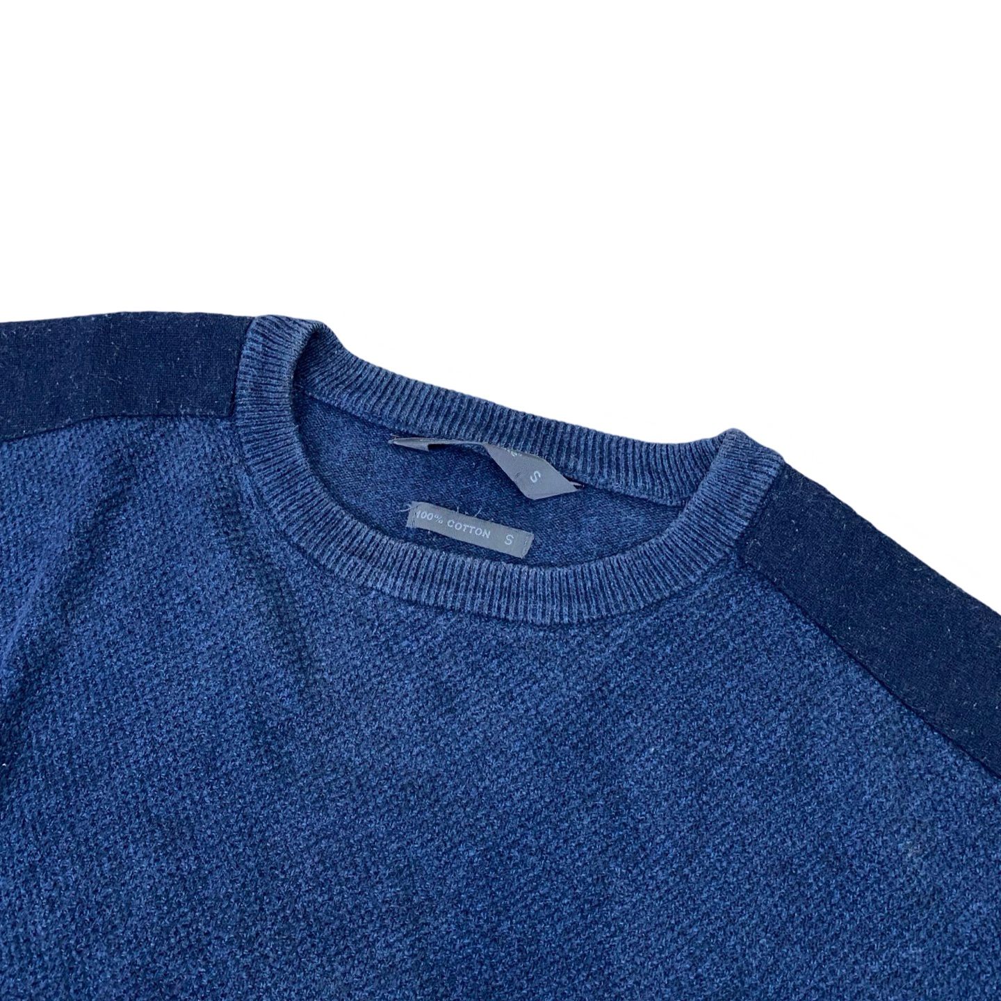 Cedar Wood State Blue Crewneck Sweater | Small