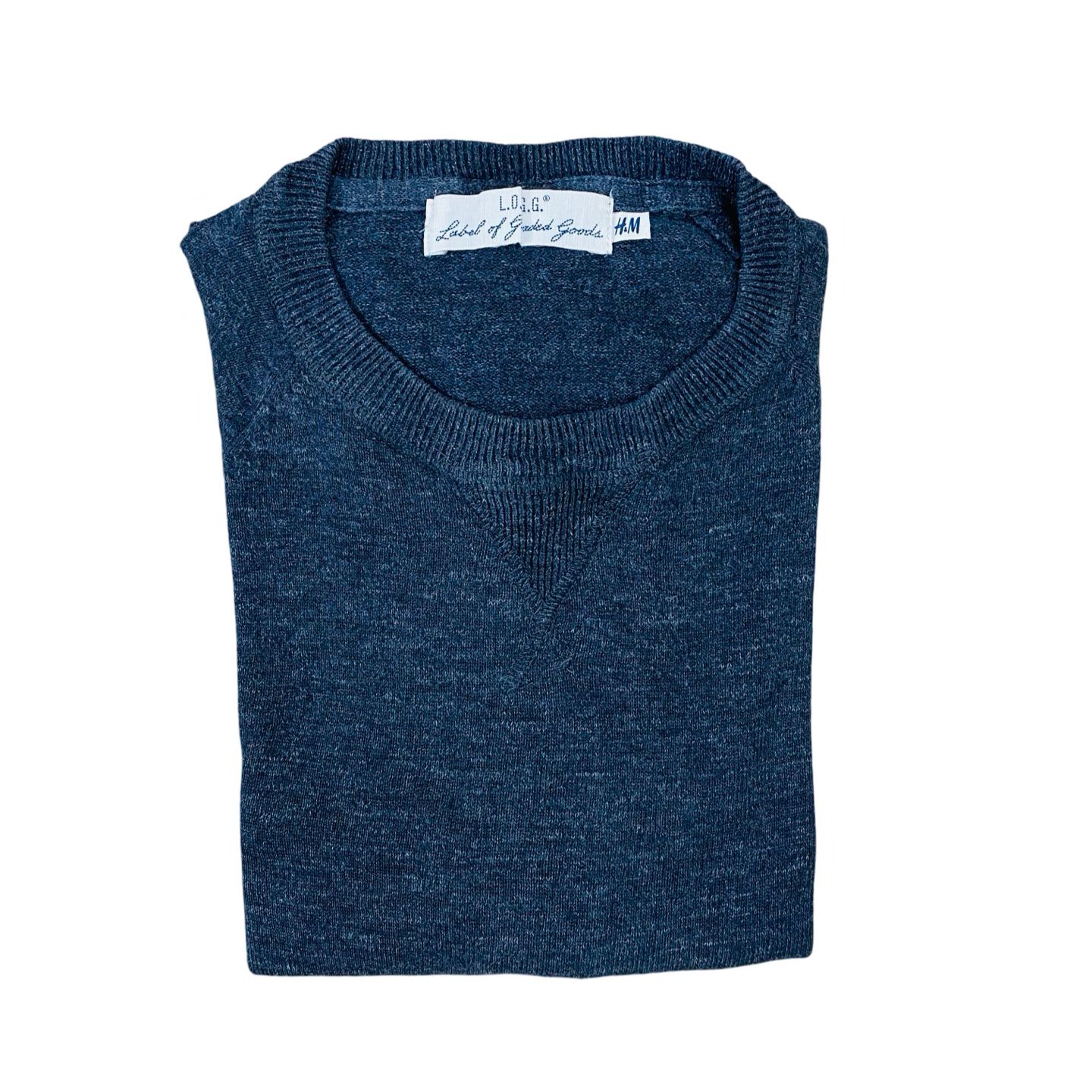 L.O.G.G by H&M Charcoal Grey Crewneck Sweater | Medium