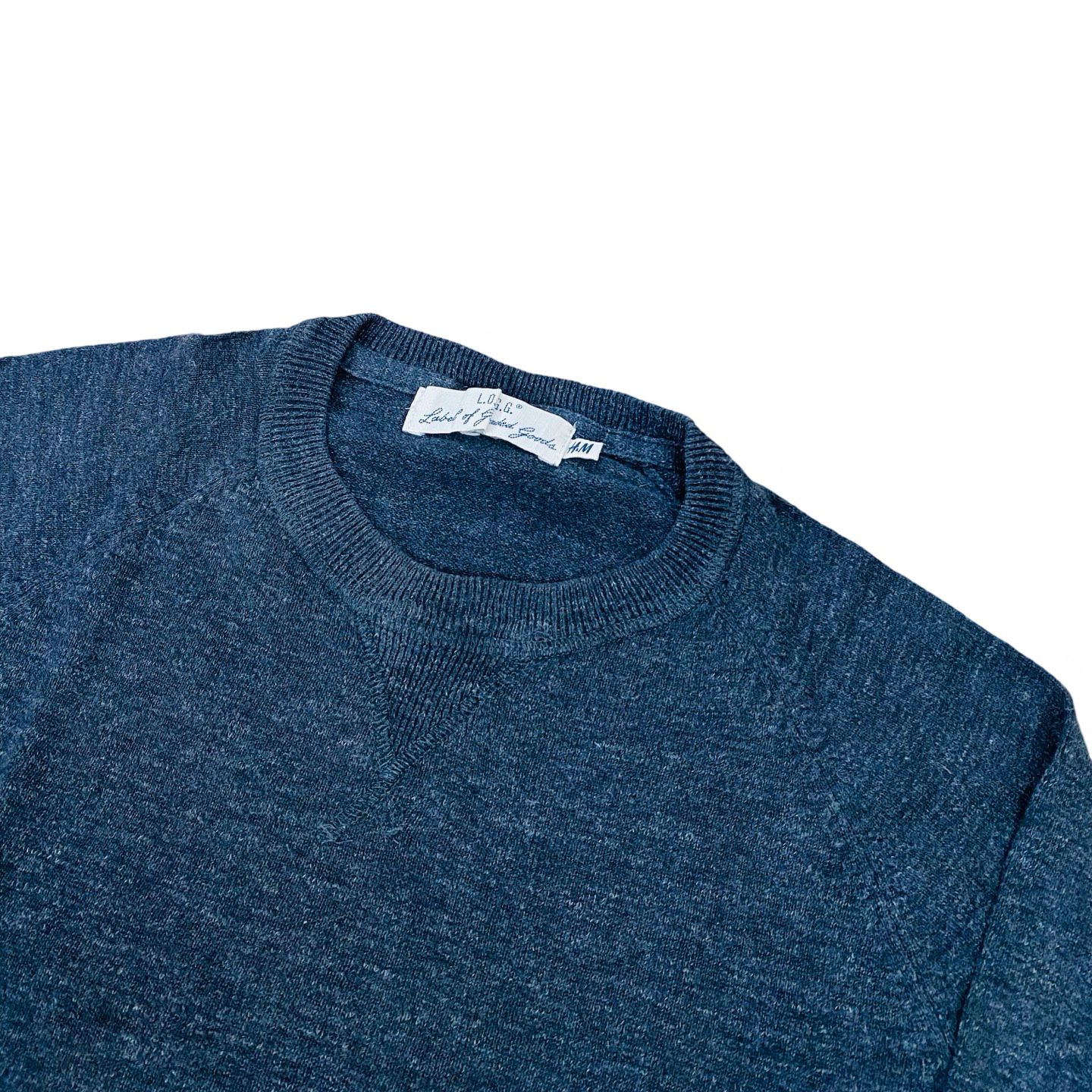 L.O.G.G by H&M Charcoal Grey Crewneck Sweater | Medium