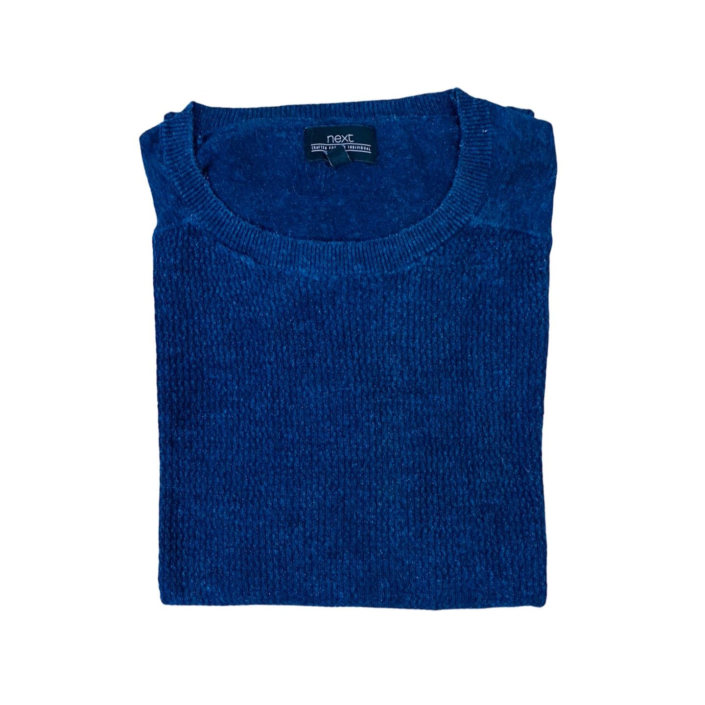 Next Premium Navy Blue Knit Sweater | Large