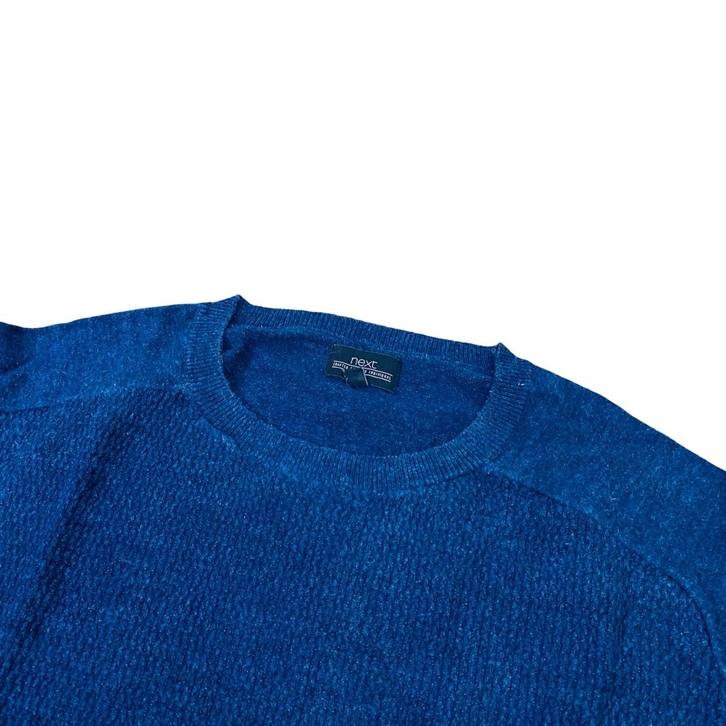 Next Premium Navy Blue Knit Sweater | Large