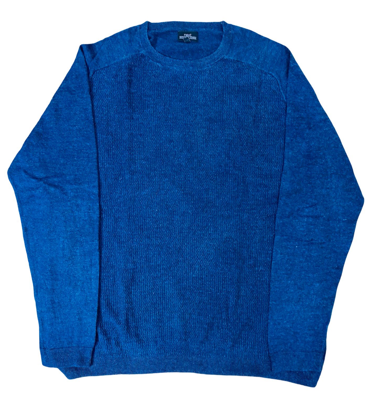 Next Premium Navy Blue Knit Sweater | Large