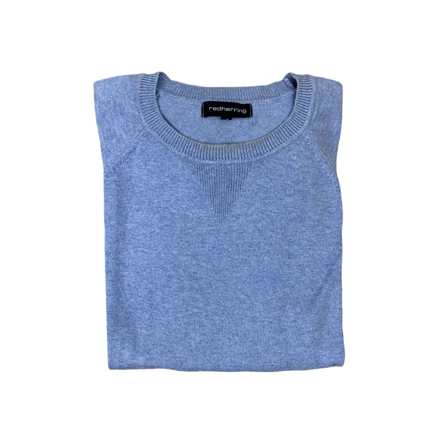 Red Herring Blue Knit Sweater | Large