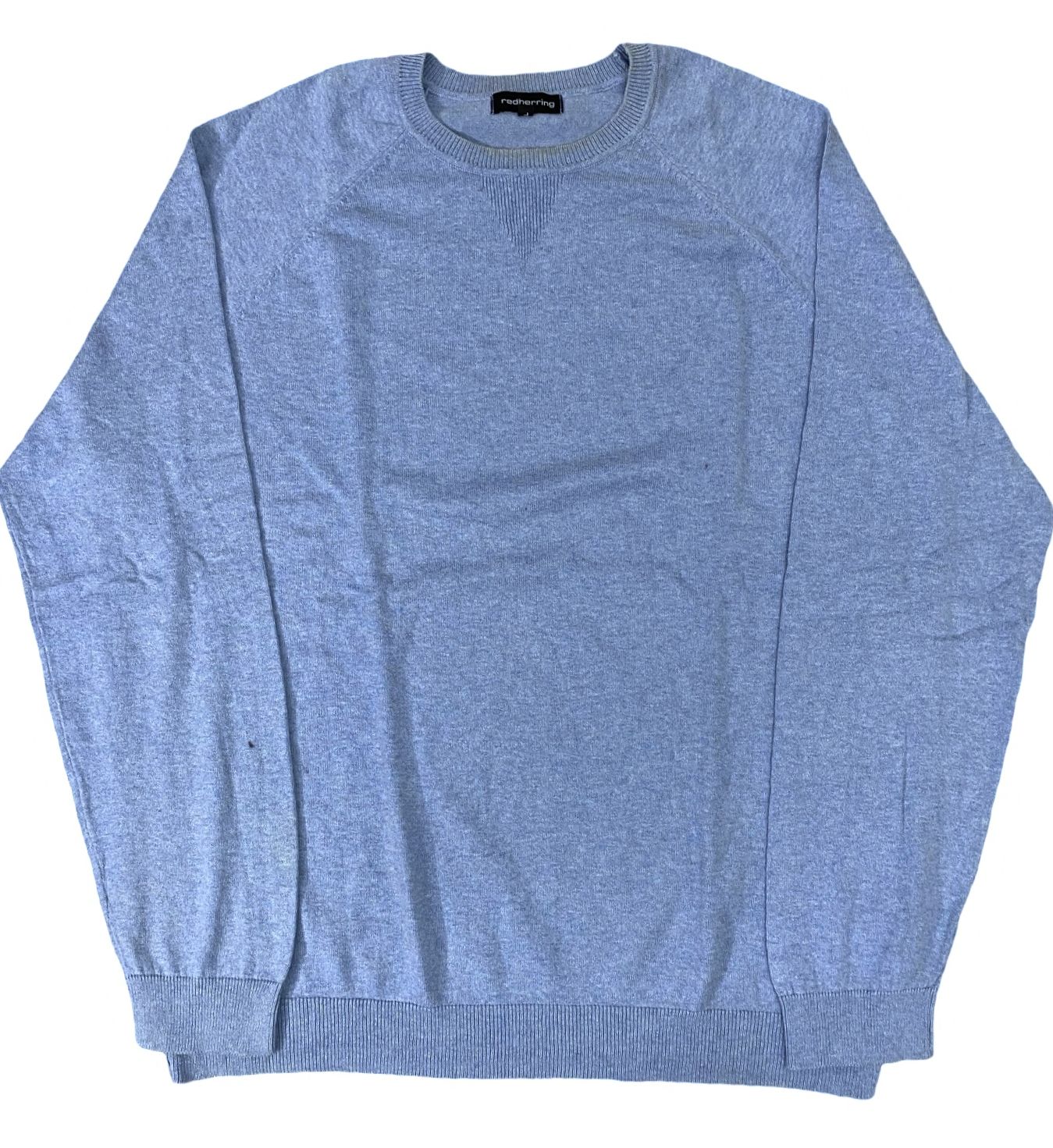 Red Herring Blue Knit Sweater | Large