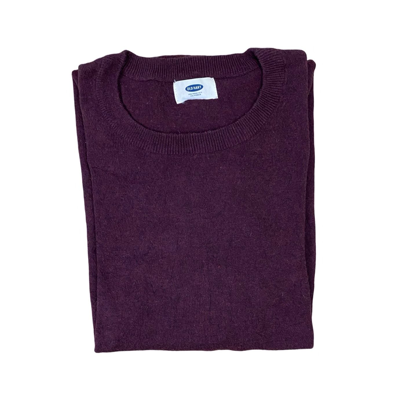 Old Navy Maroon Crew Neck Sweater | Medium