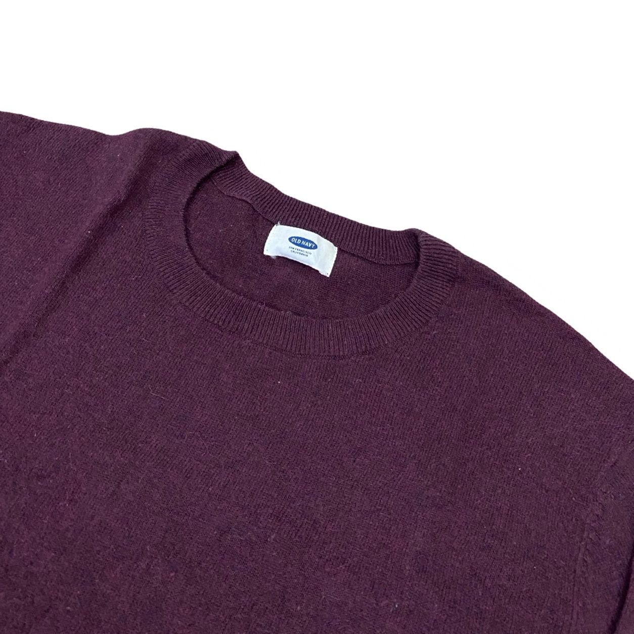 Old Navy Maroon Crew Neck Sweater | Medium