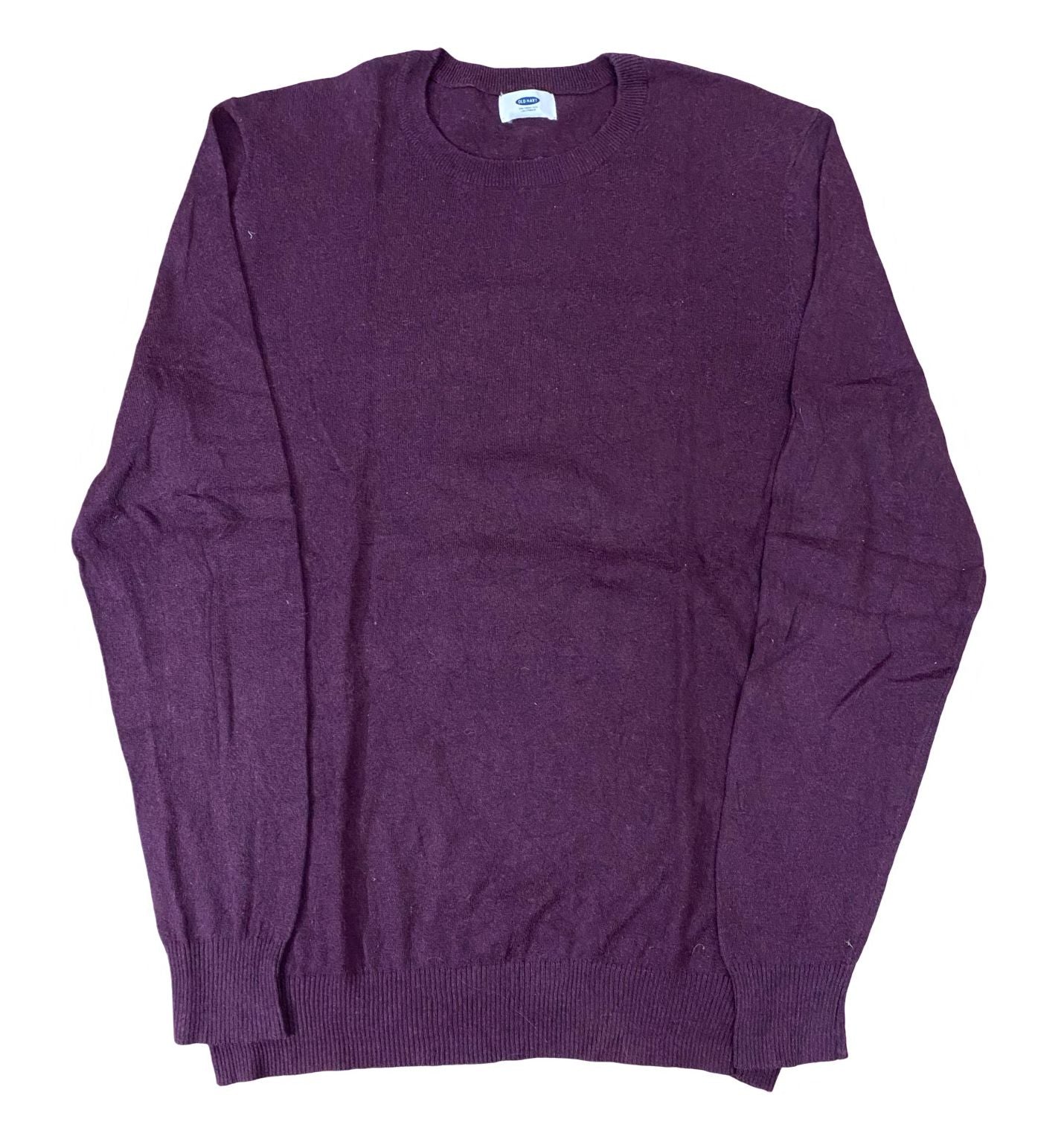 Old Navy Maroon Crew Neck Sweater | Medium